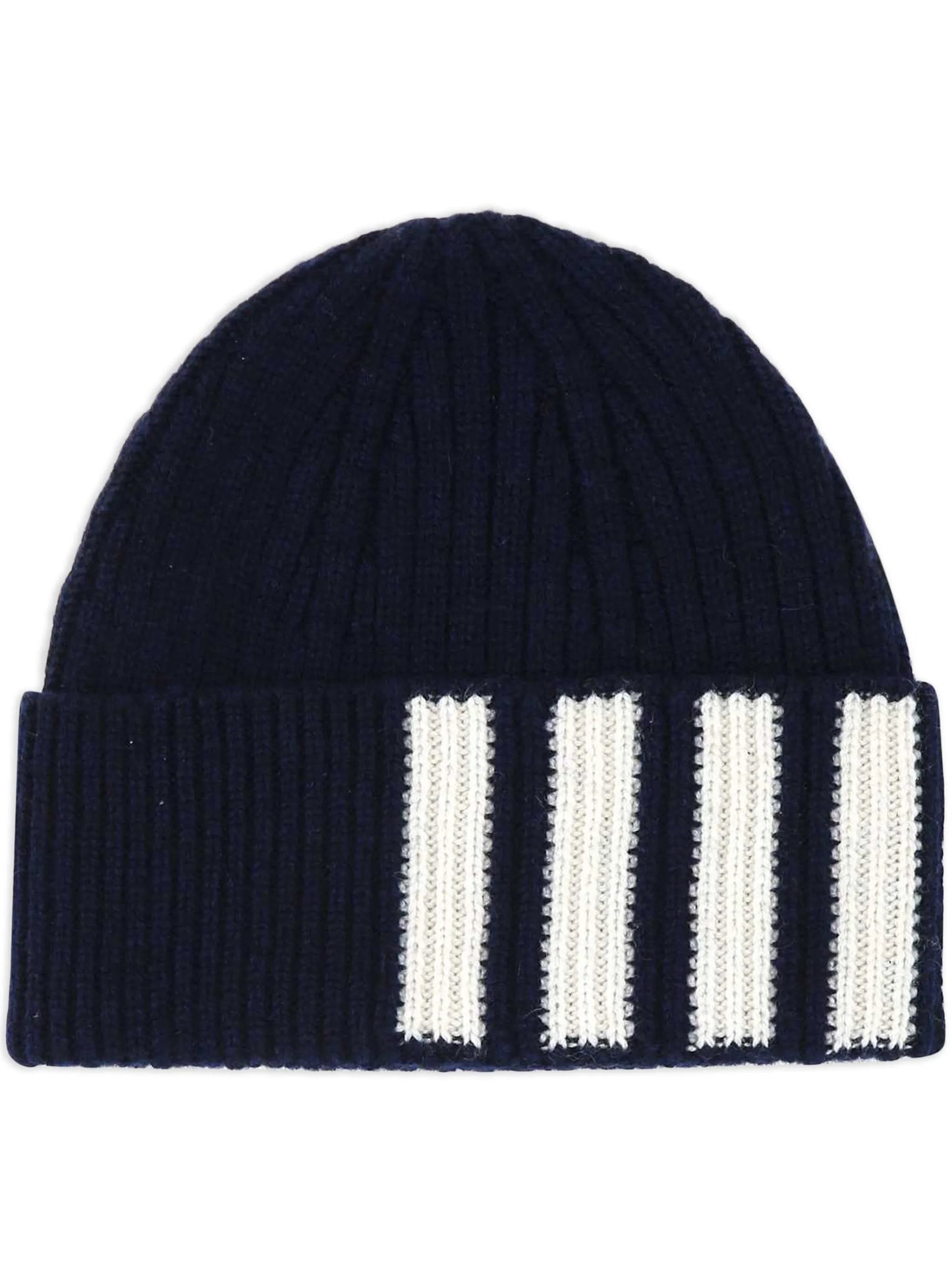 cashmere 4-Bar cuff beanie