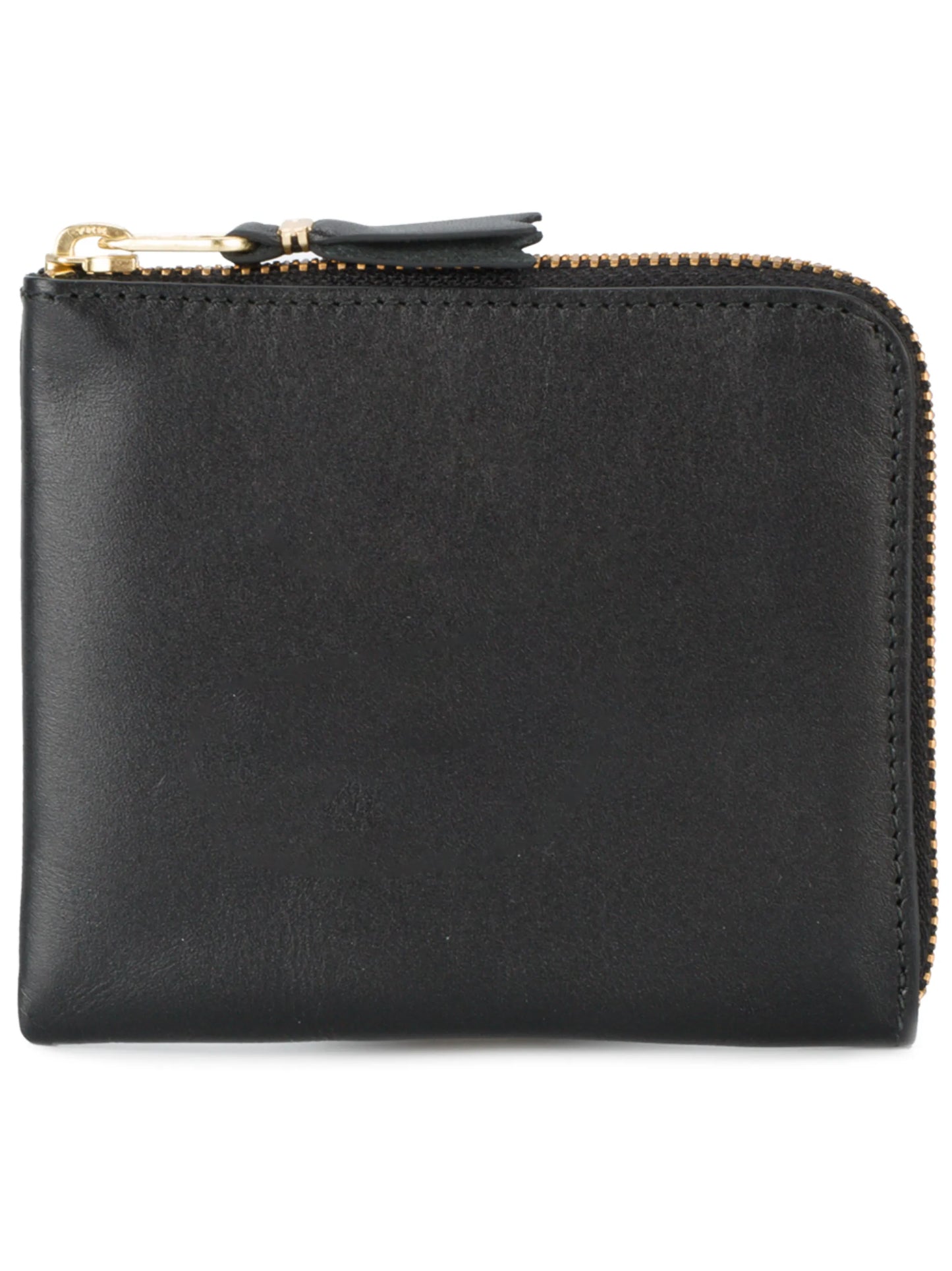 zip-fastening leather wallet