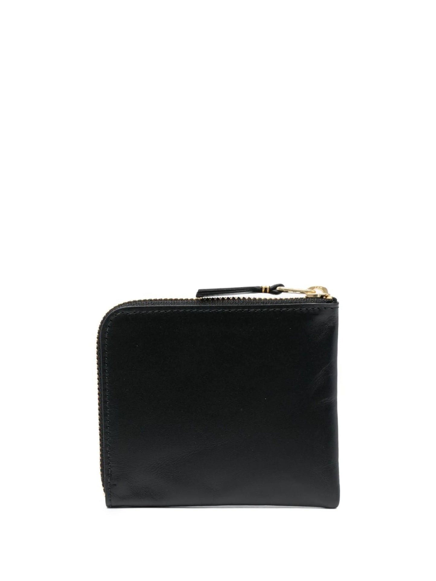 zip-fastening leather wallet