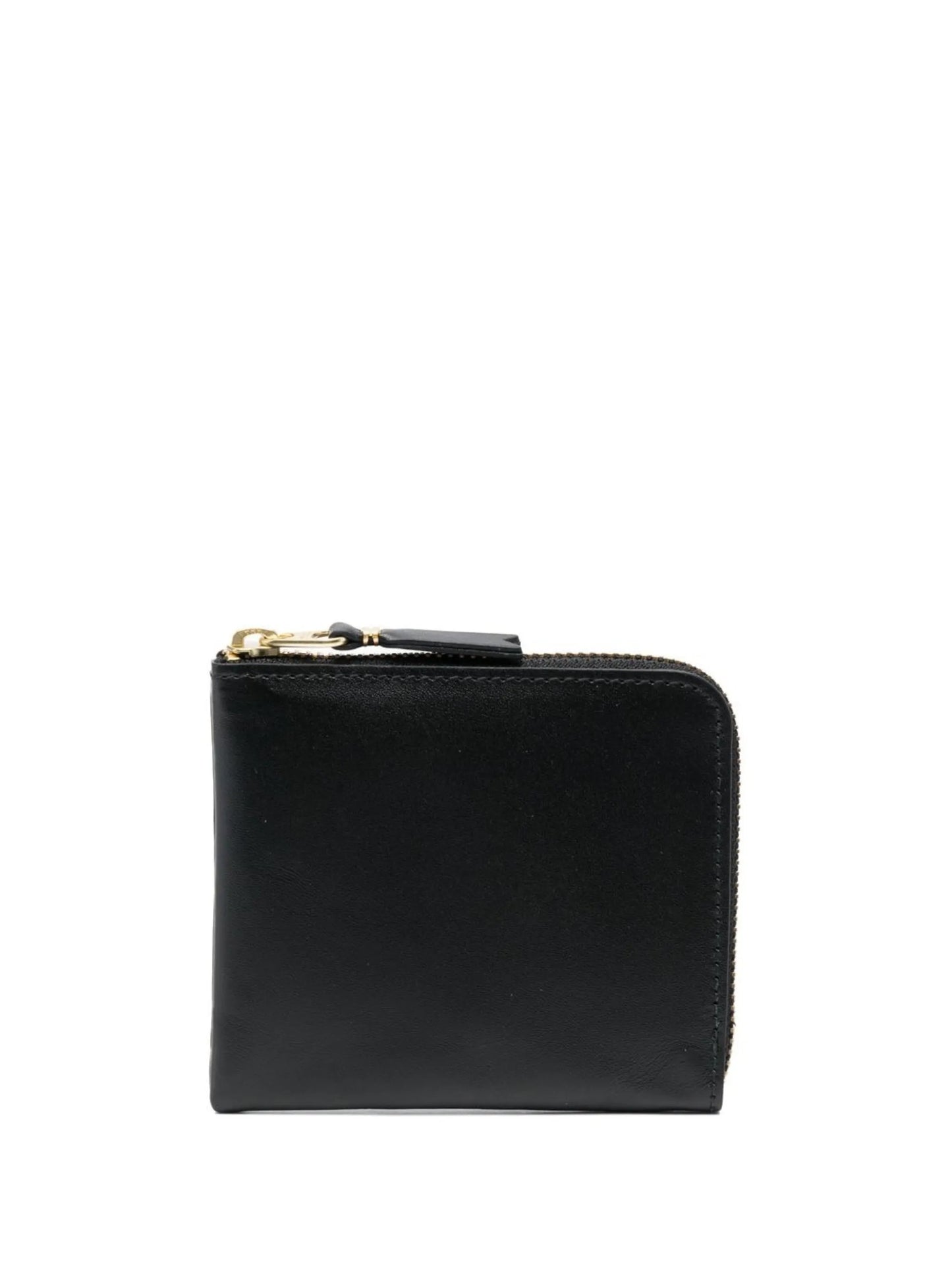 zip-fastening leather wallet