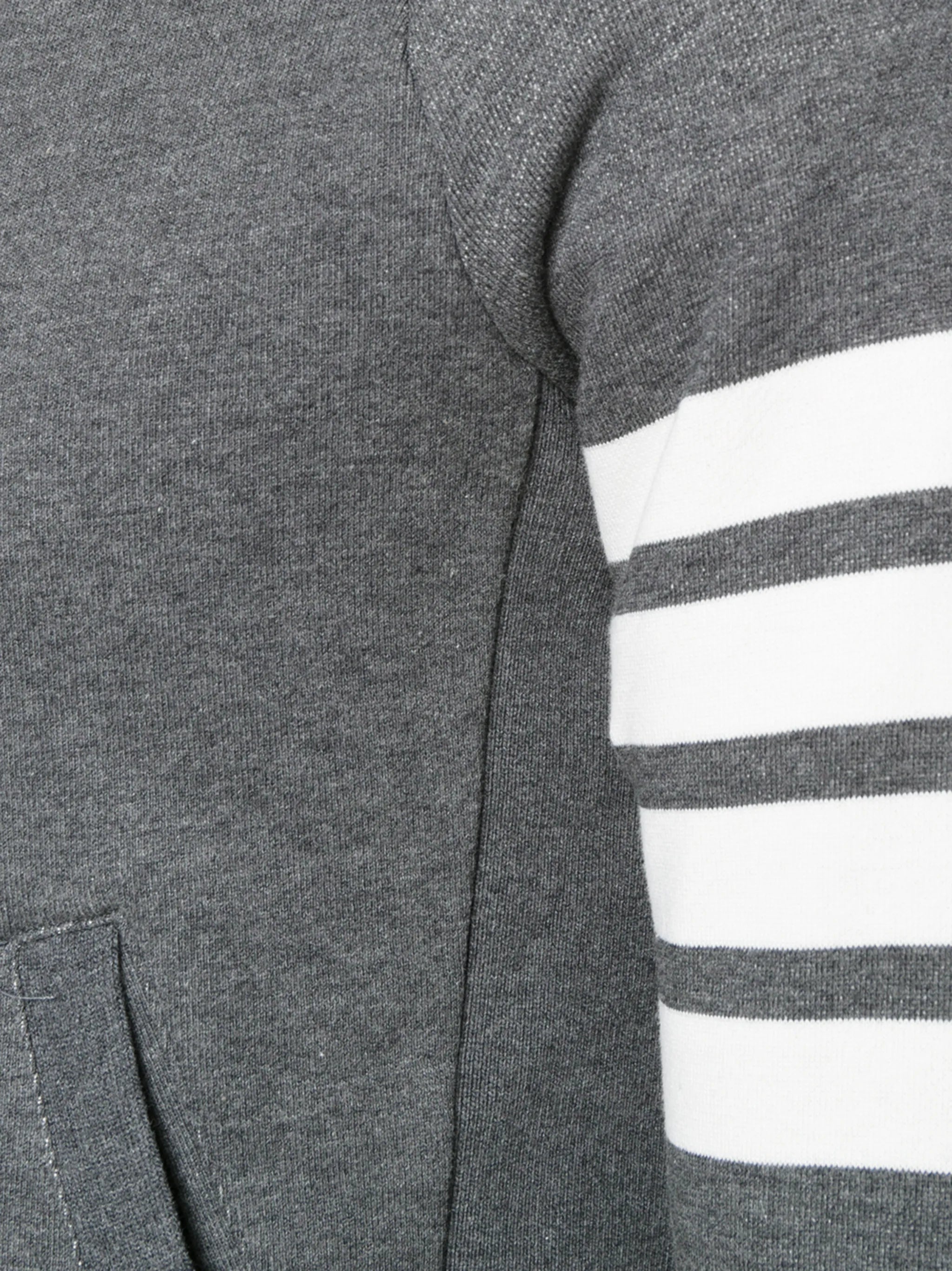 classic loopback 4-Bar zip-up hoodie