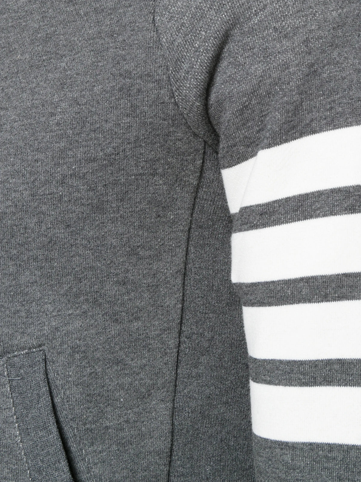 classic loopback 4-Bar zip-up hoodie
