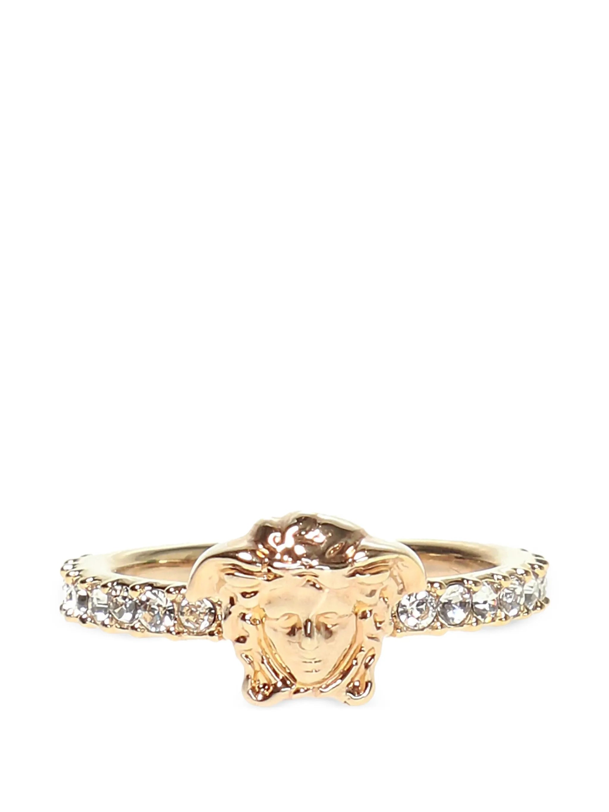 La Medusa crystal-embellished ring