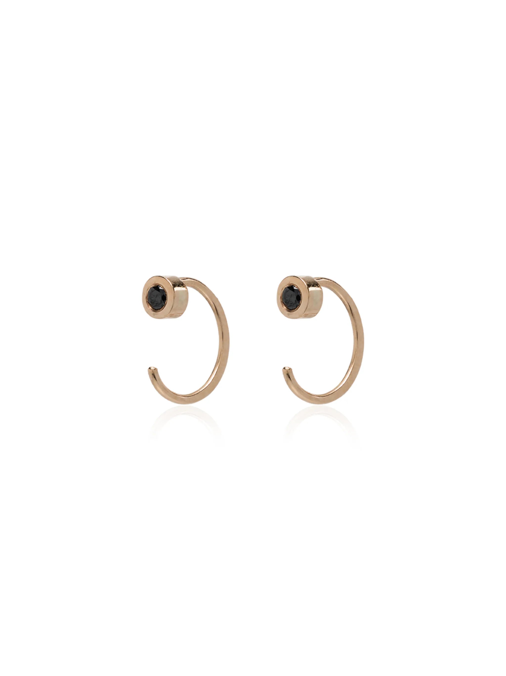 14kt yellow gold tourmaline earrings