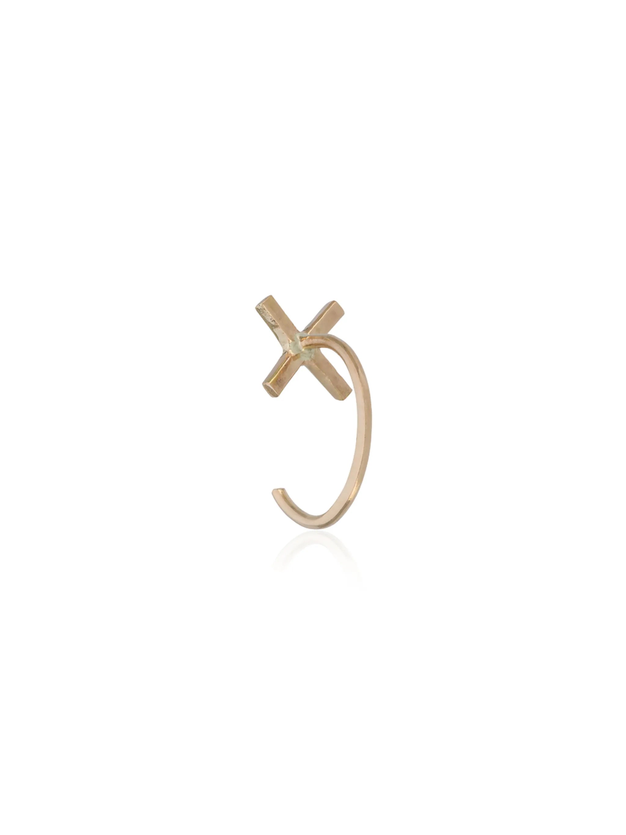 cross stud earrings