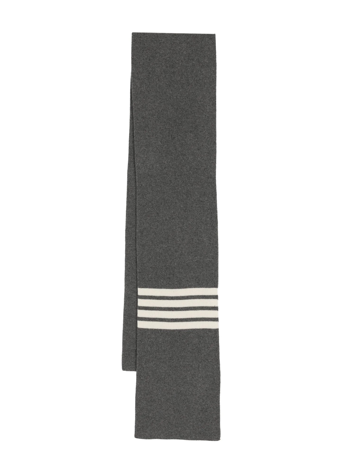 4-Bar Stripe cashmere scarf