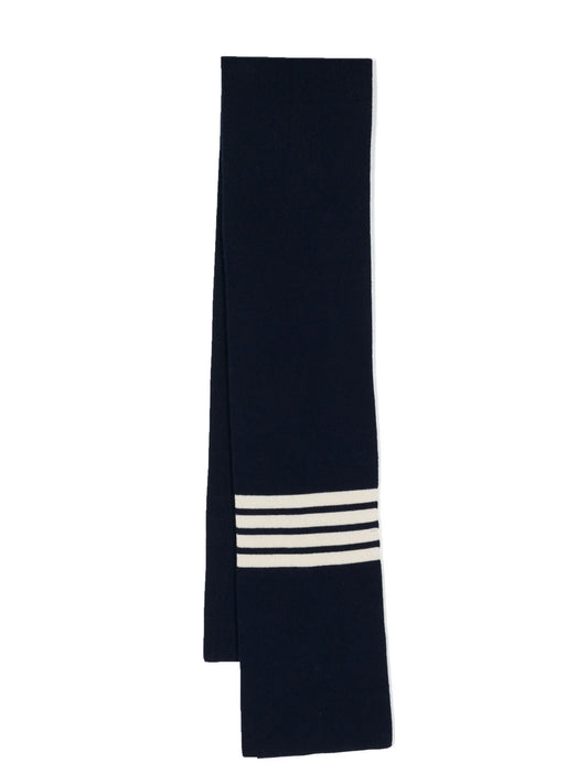 cashmere rib 4-Bar scarf