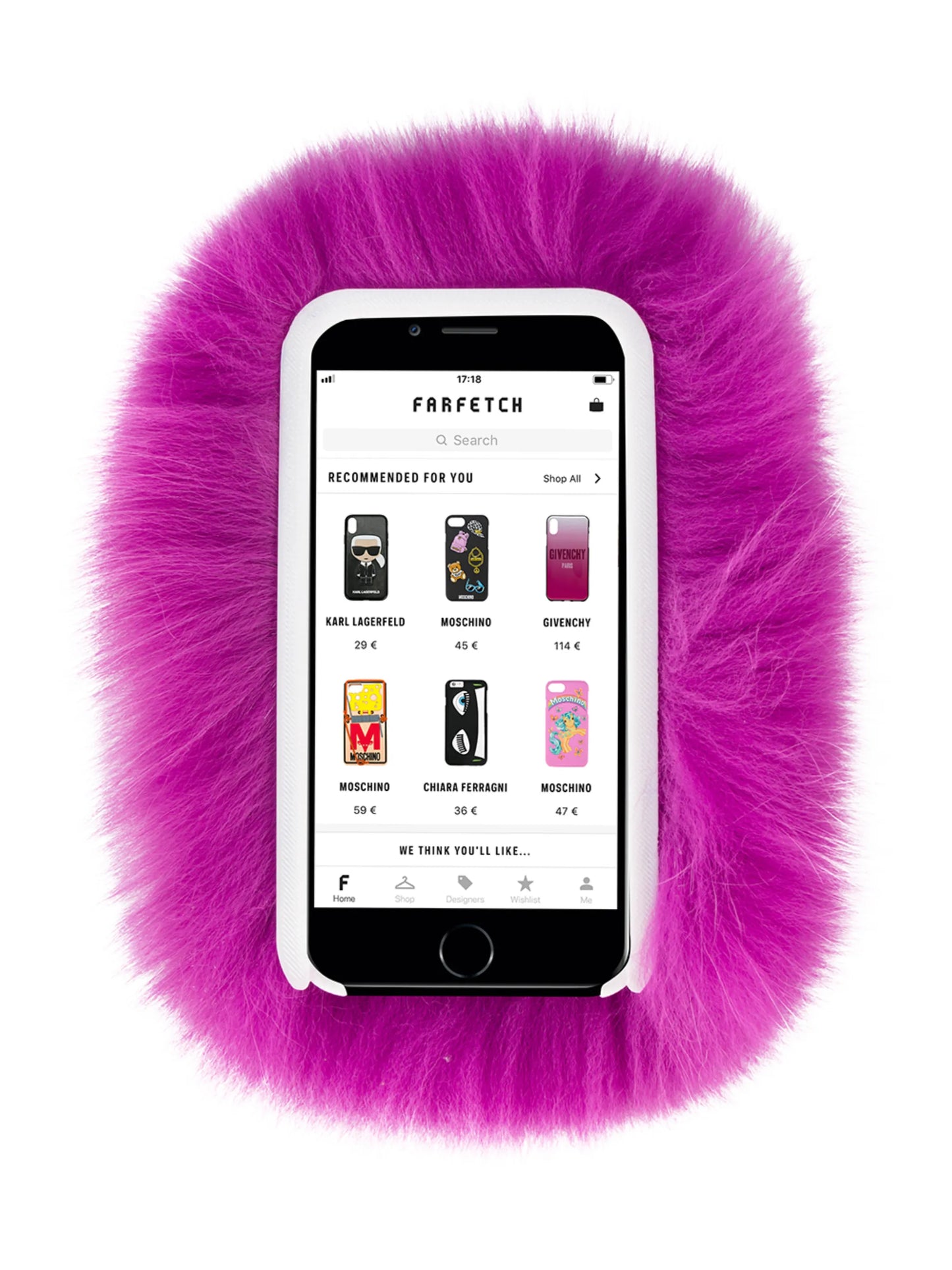 Purple Fur Robidoux iPhone 7 case
