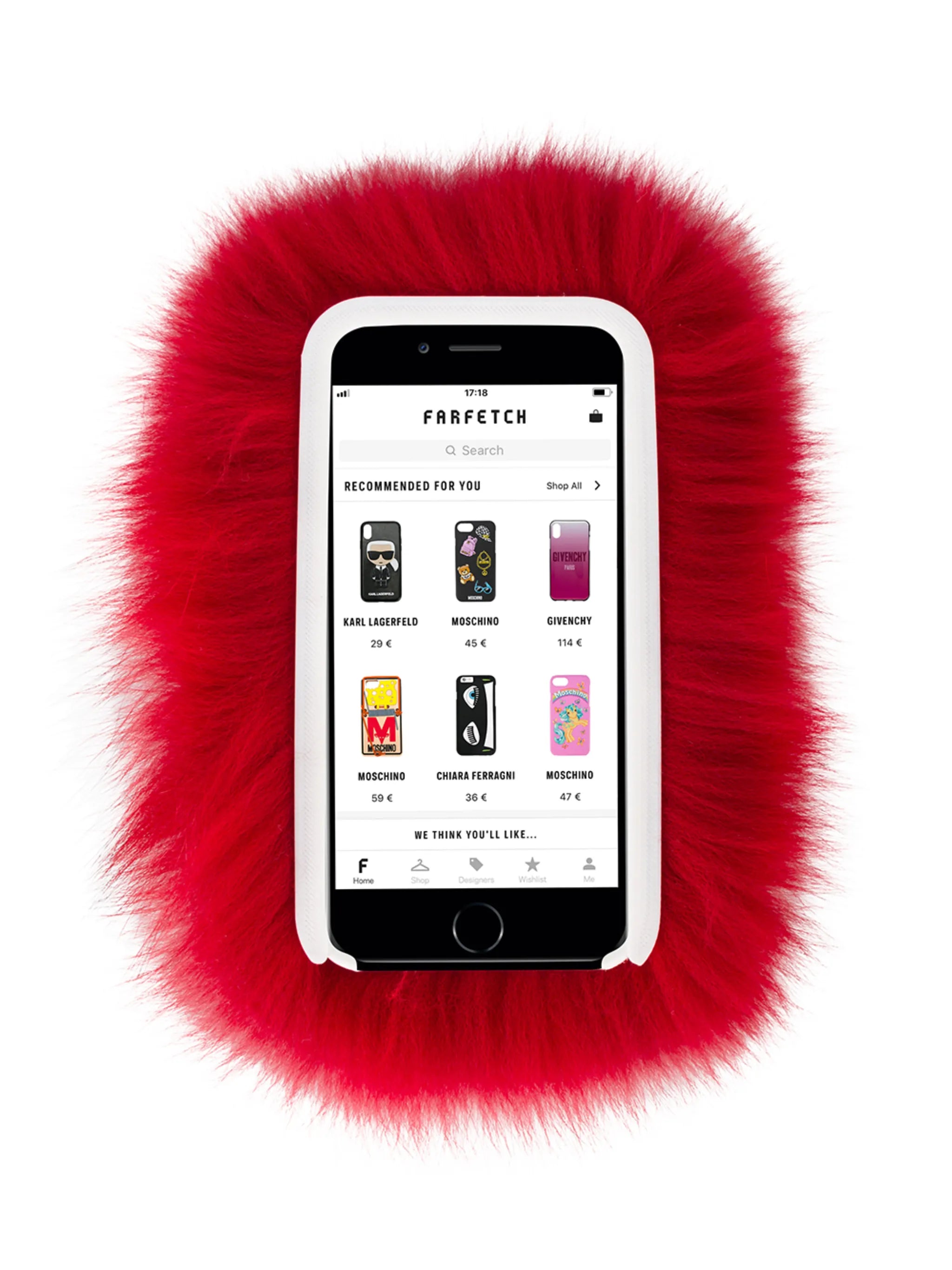Red Fur Bordeaux  iPhone 7 case