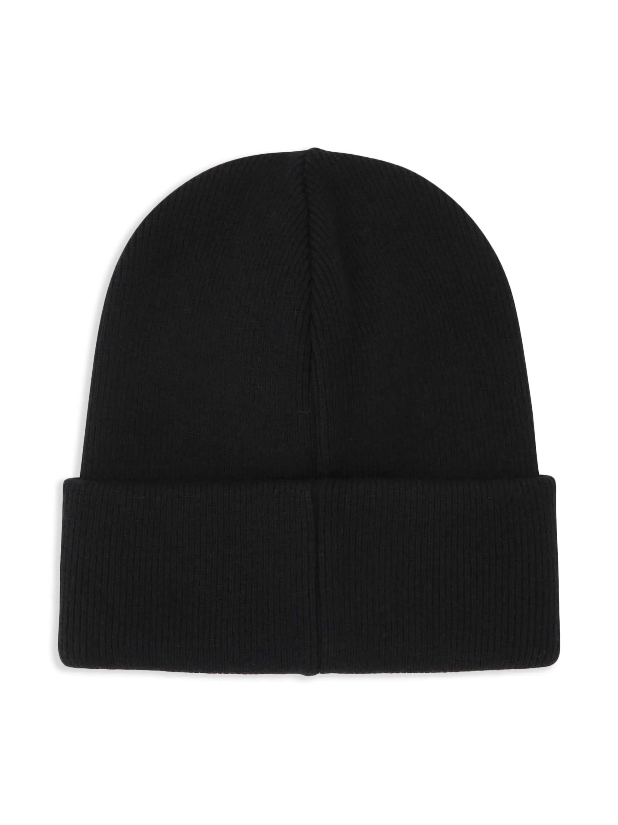 logo-appliqué wool beanie