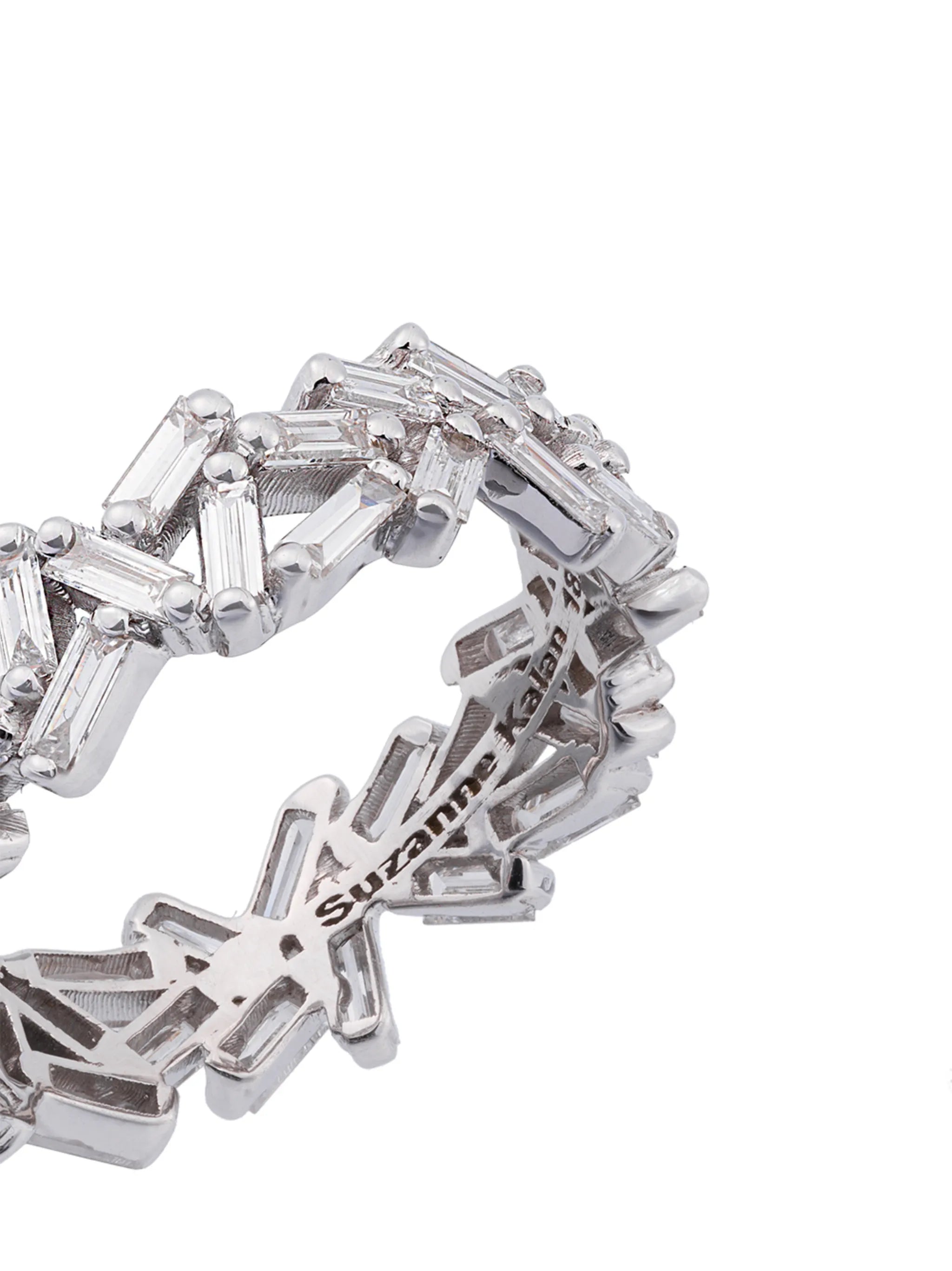 18K white gold Sparkler Eternity band