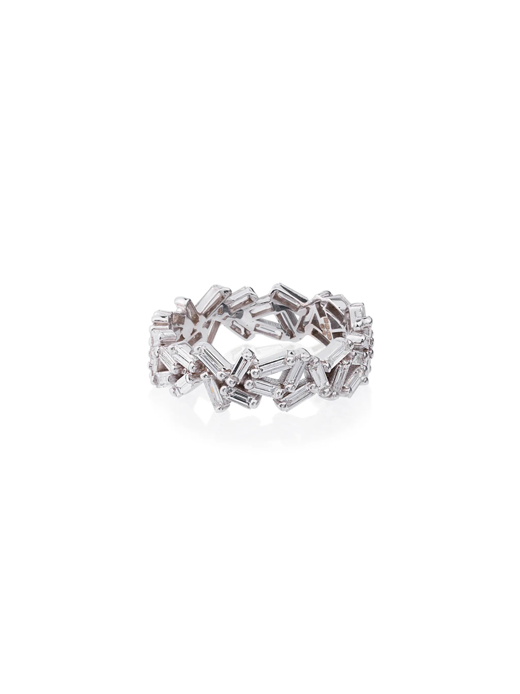18K white gold Sparkler Eternity band