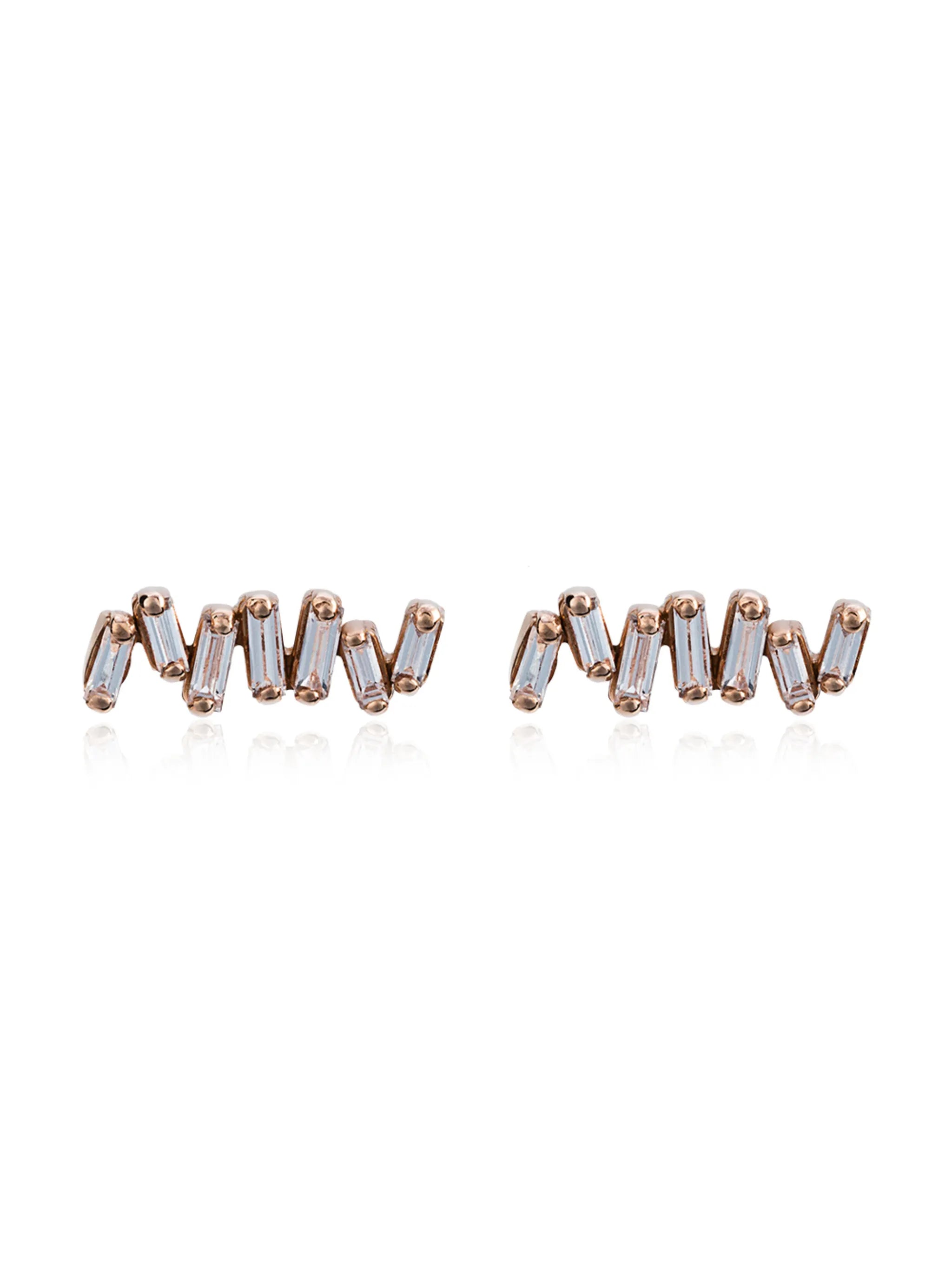 Fireworks diamond-embellished earrings