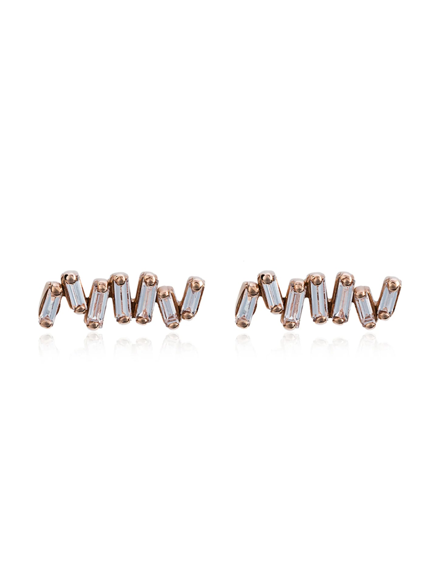 Fireworks diamond-embellished earrings