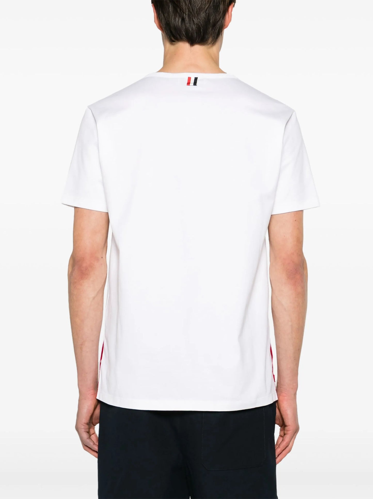jersey RWB stripe pocket tee