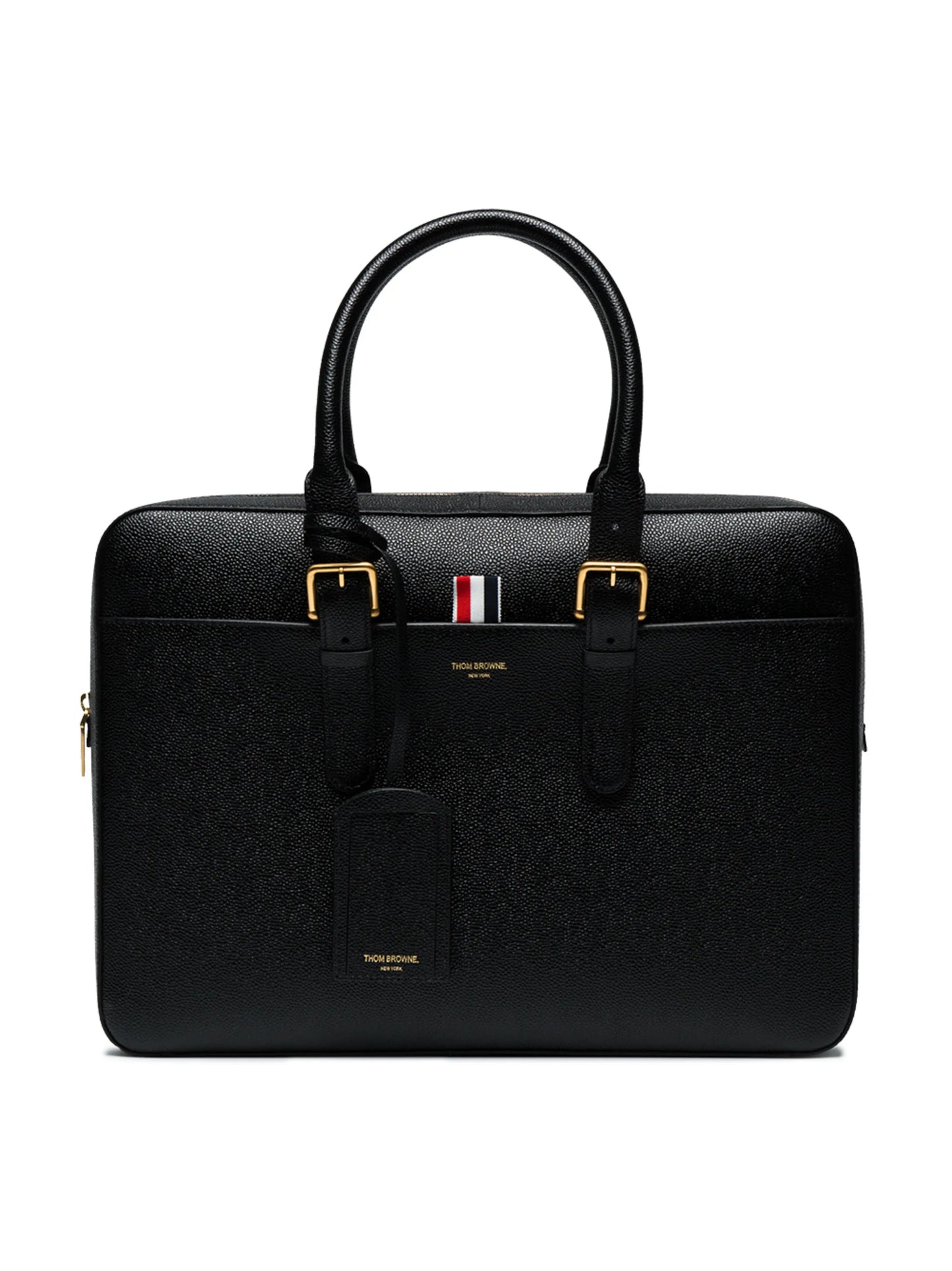 pebbled-leather briefcase