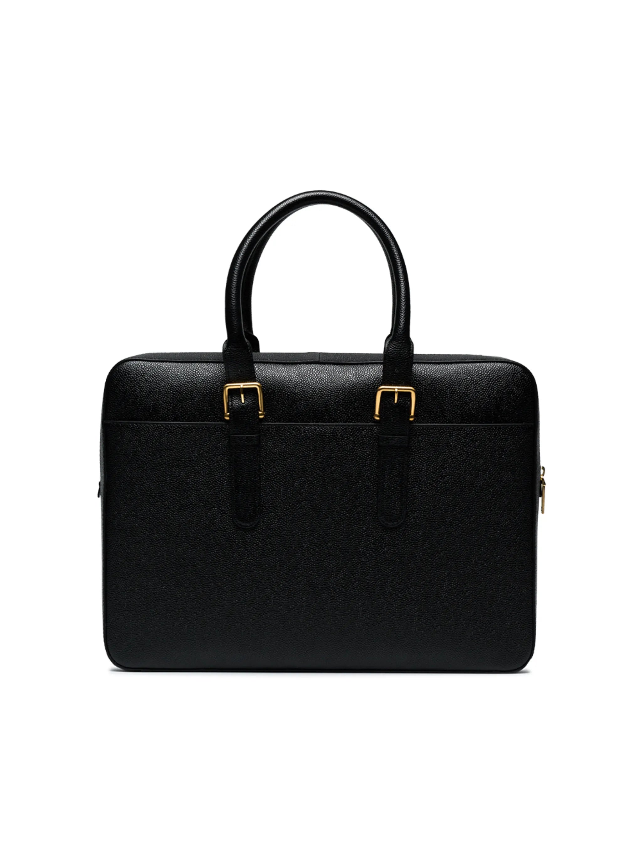 pebbled-leather briefcase