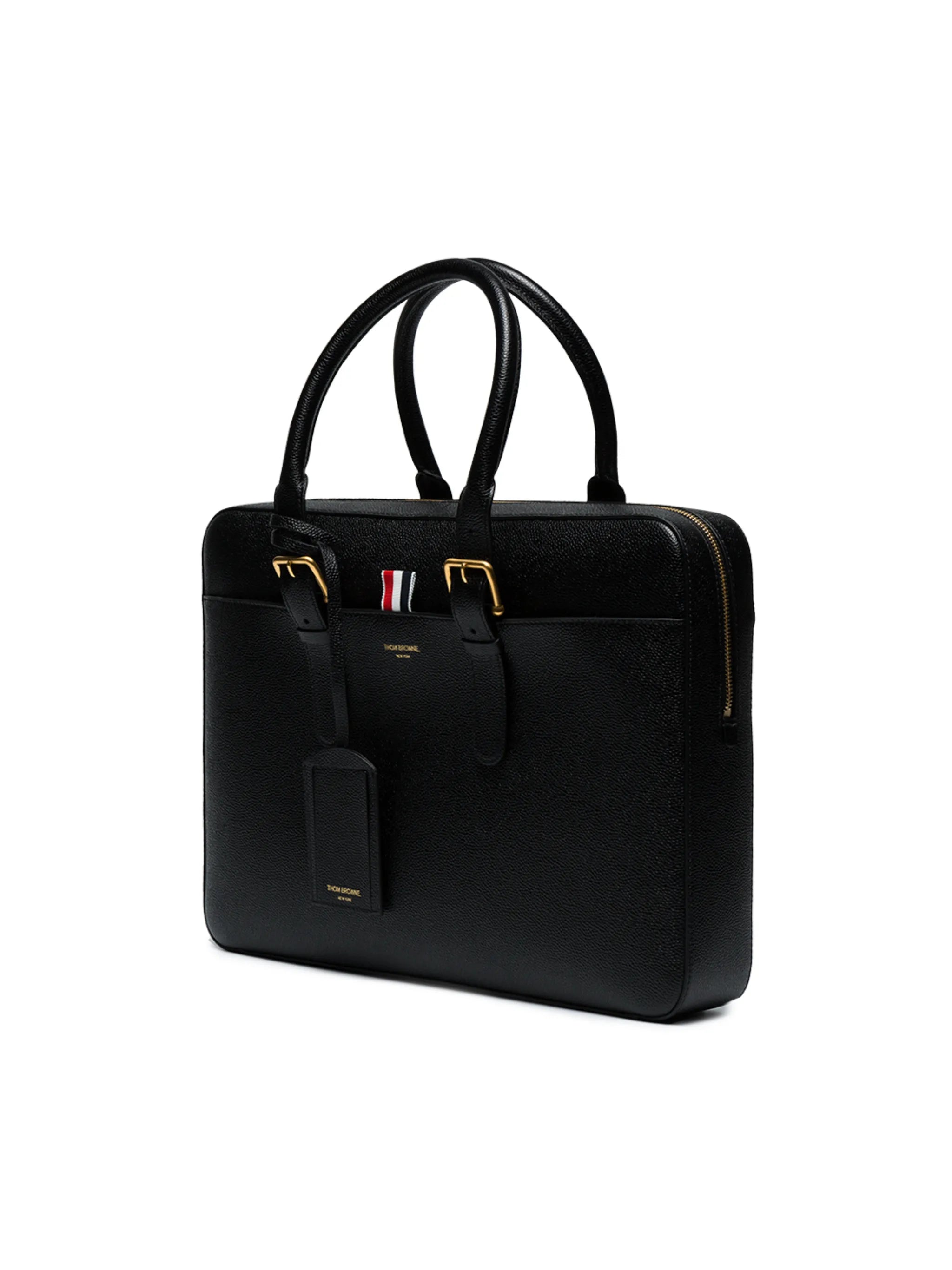 pebbled-leather briefcase