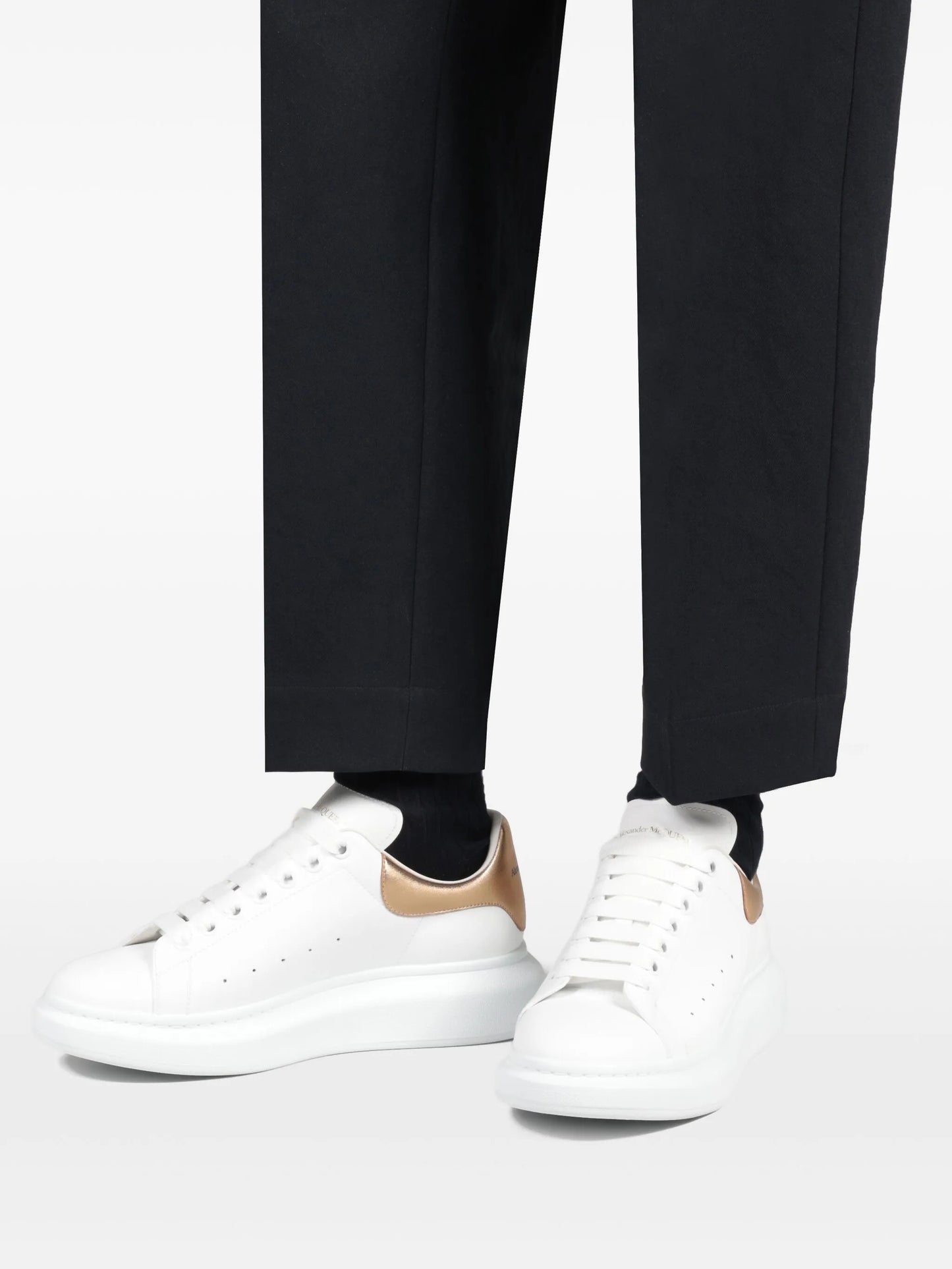 leather sneakers