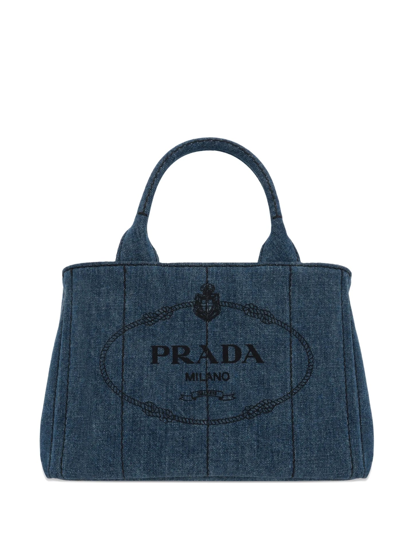 logo-print tote bag