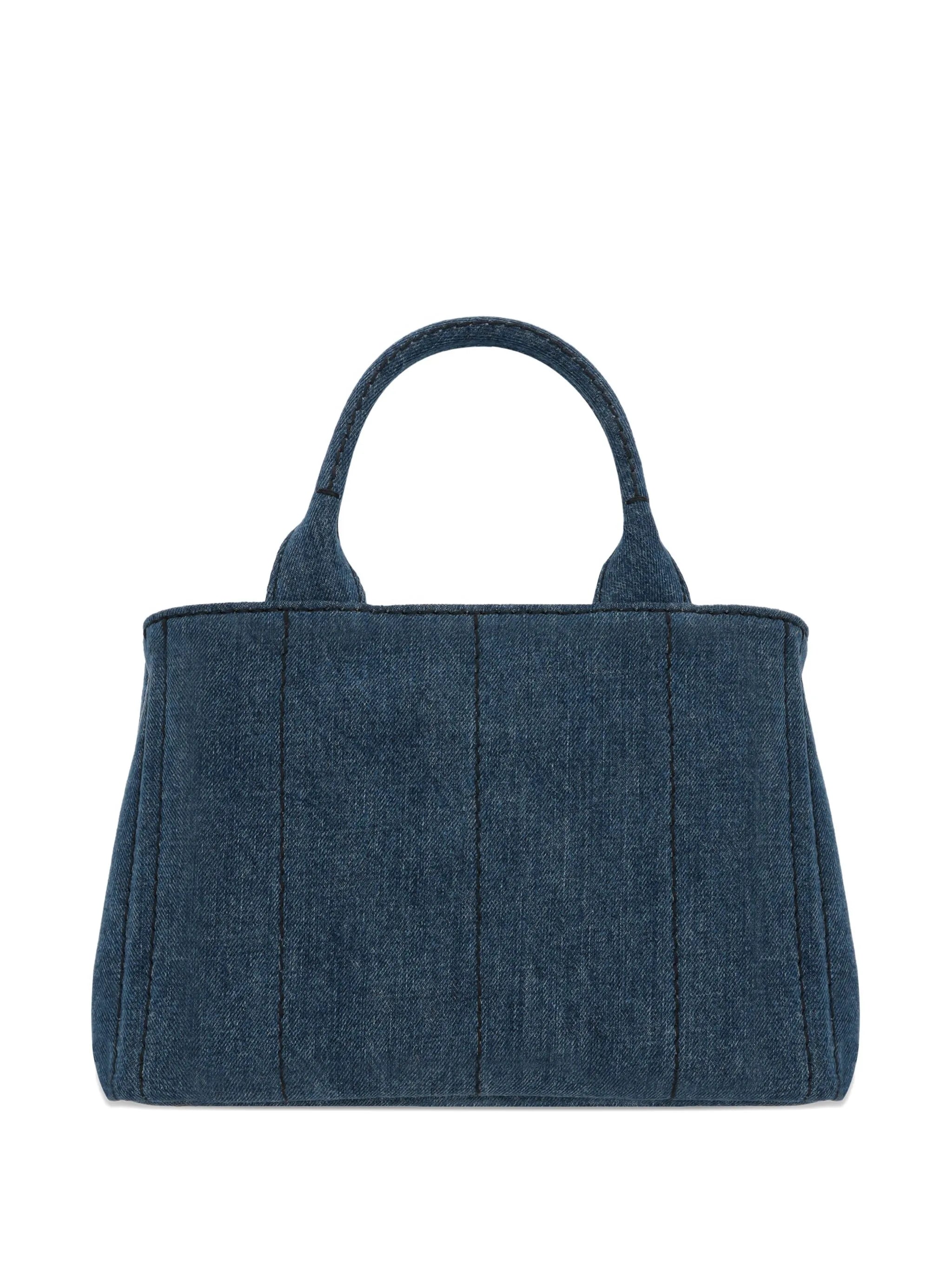 logo-print tote bag