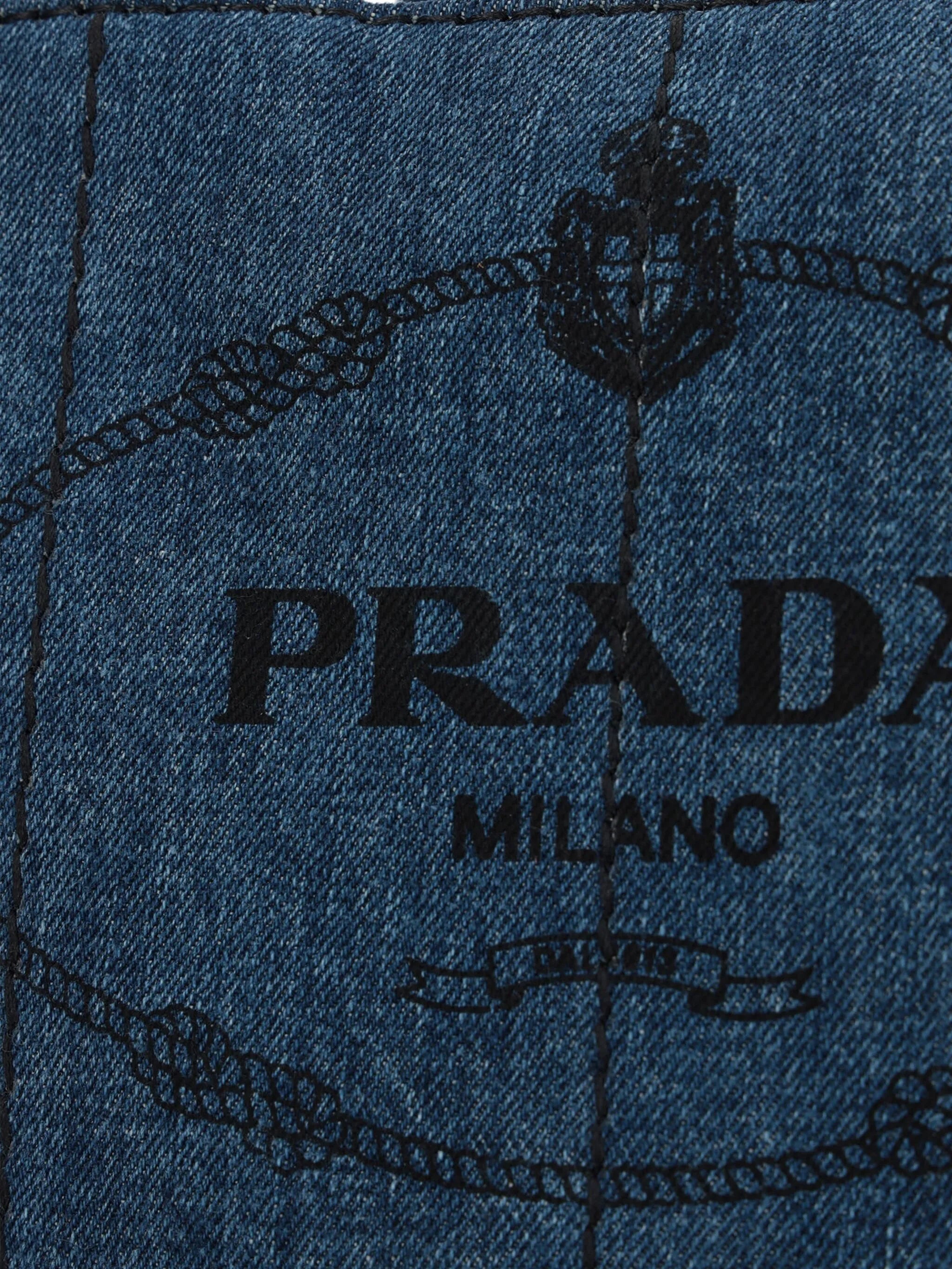 logo-print tote bag