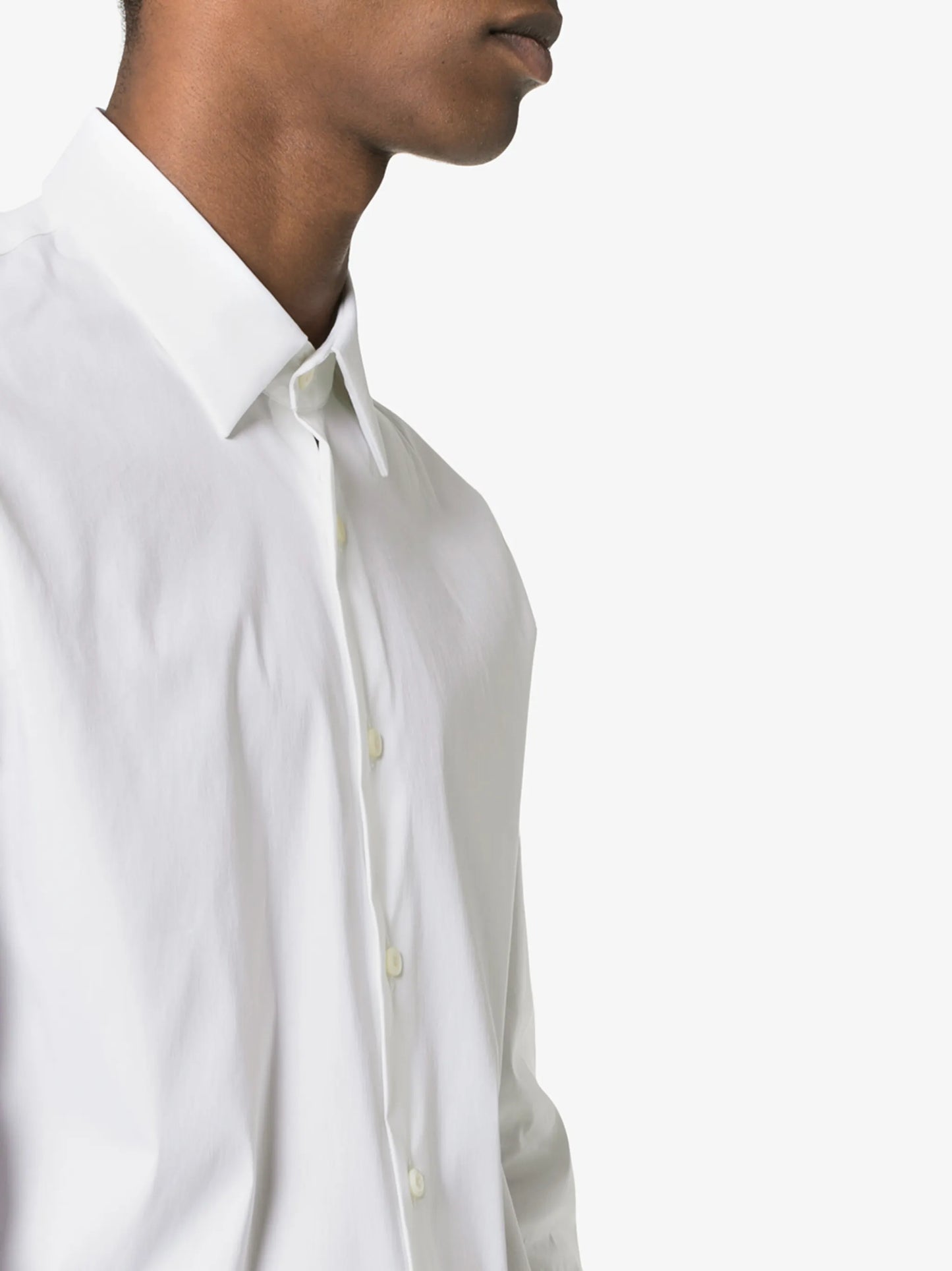 slim-fit poplin shirt