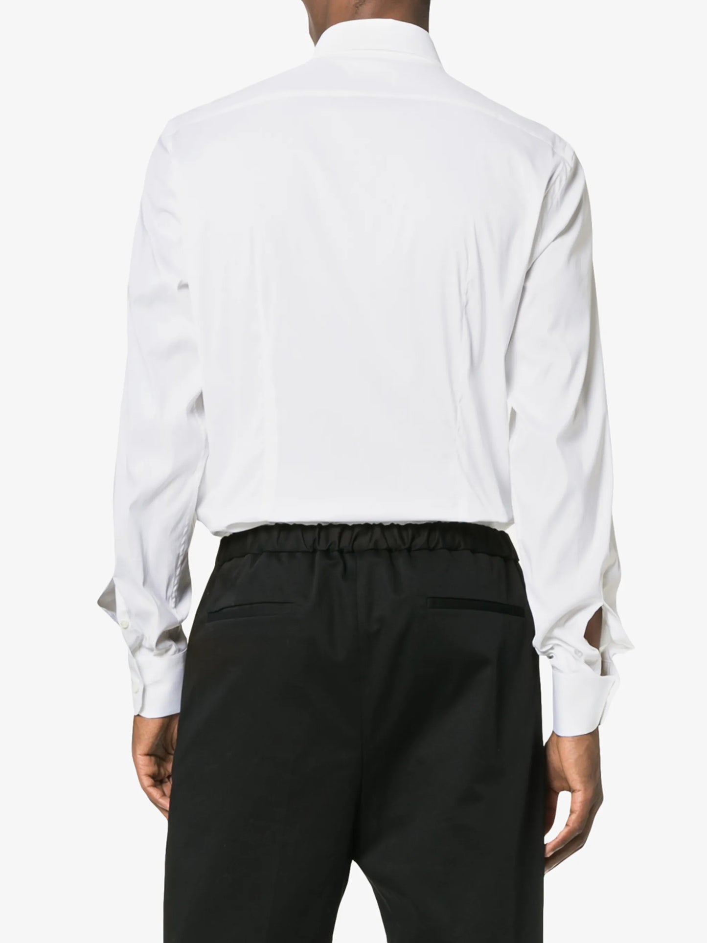 slim-fit poplin shirt
