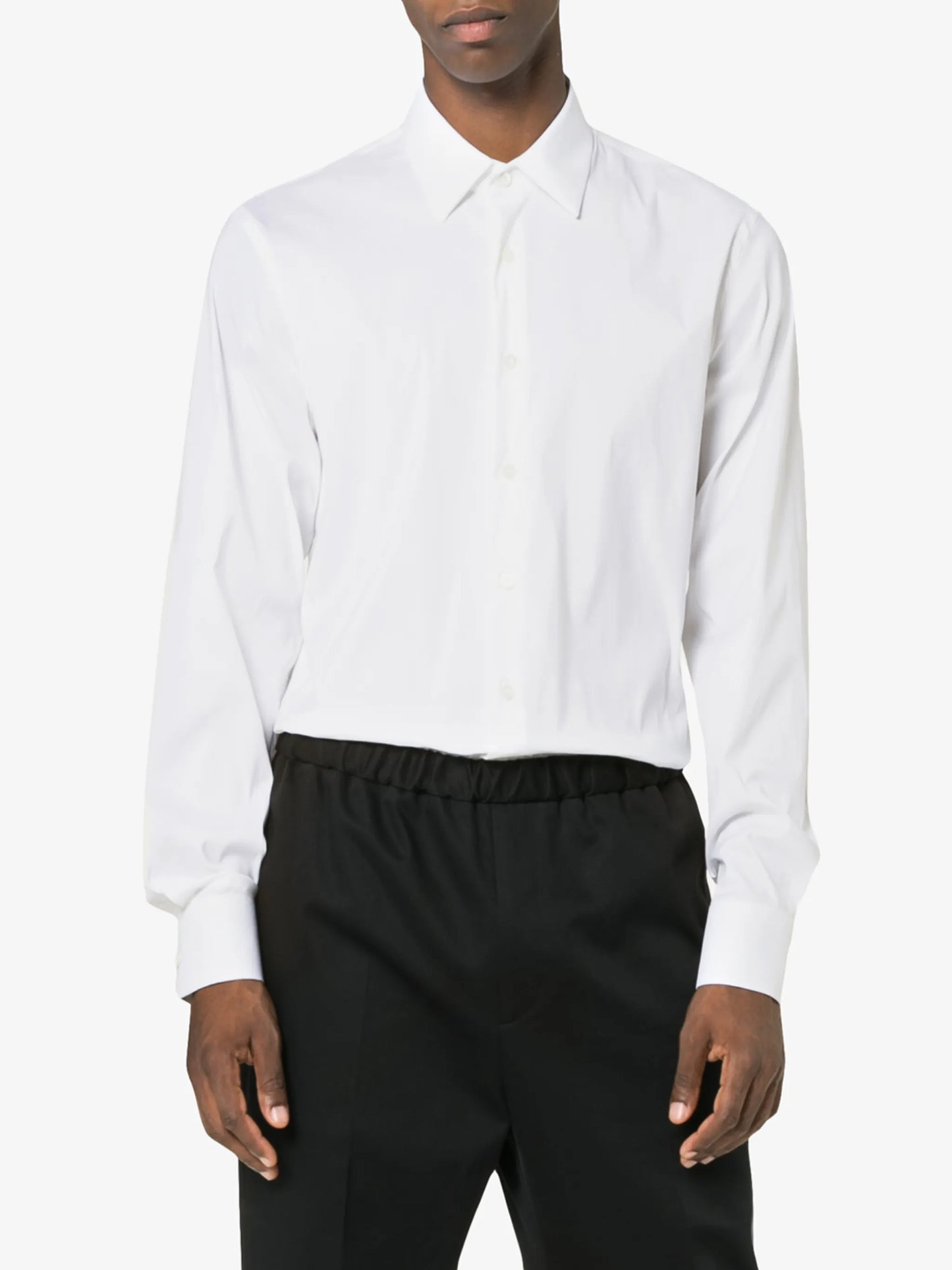 slim-fit poplin shirt