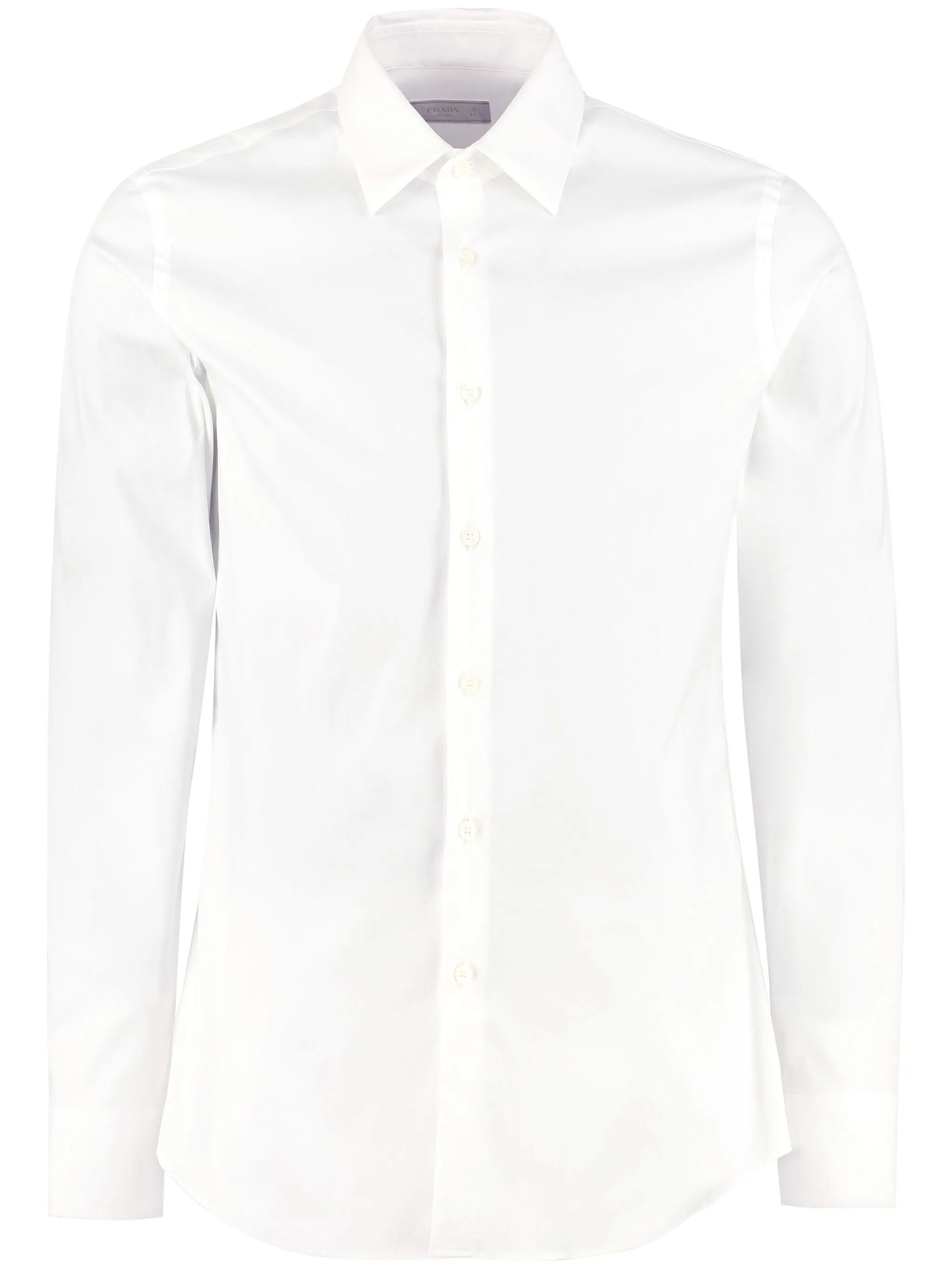 slim-fit poplin shirt