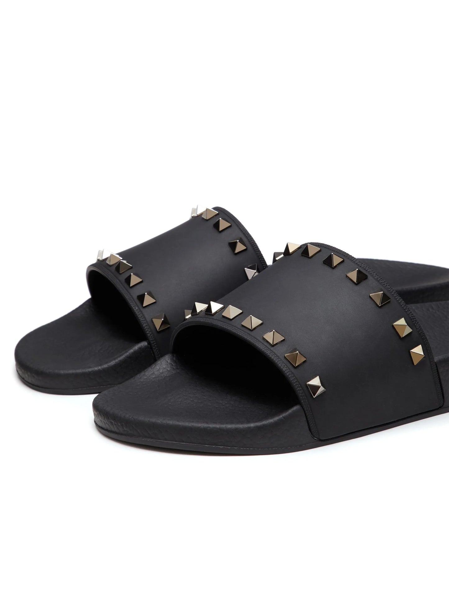 Rockstud slide sandals