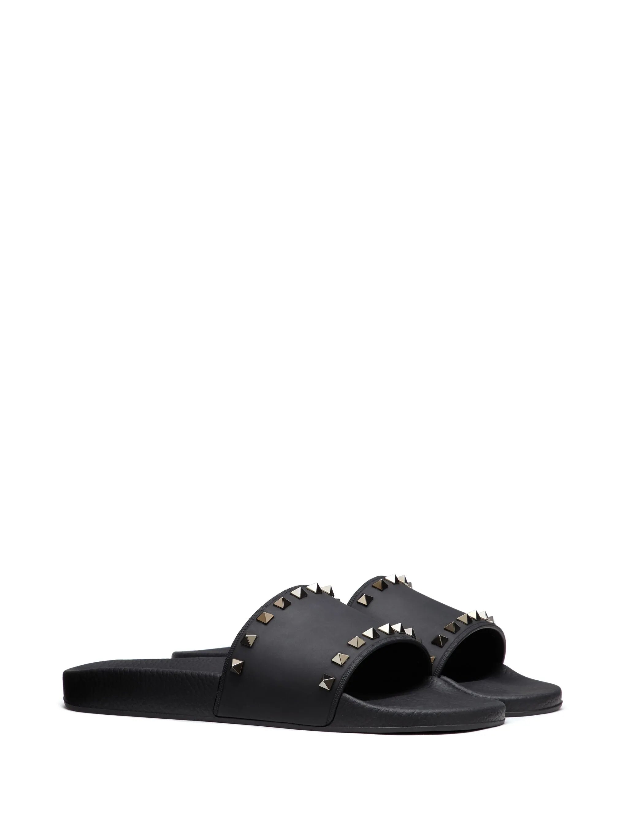 Rockstud slide sandals