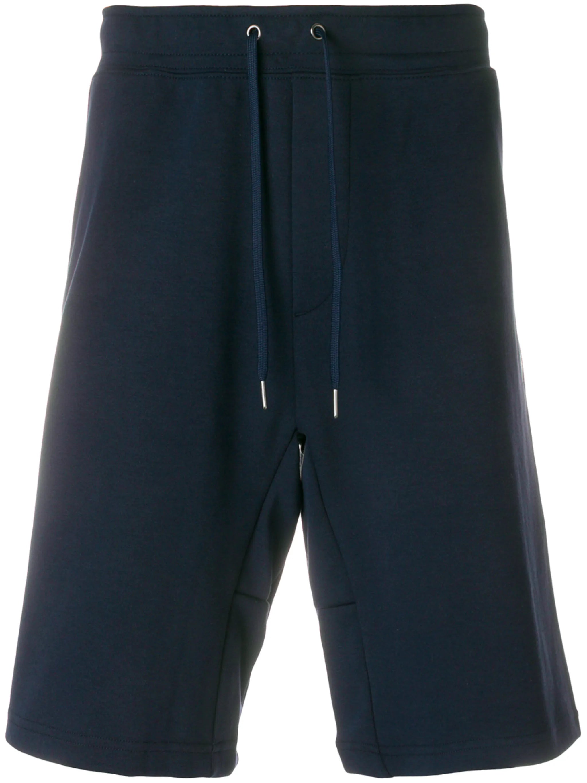 drawstring-waist track shorts
