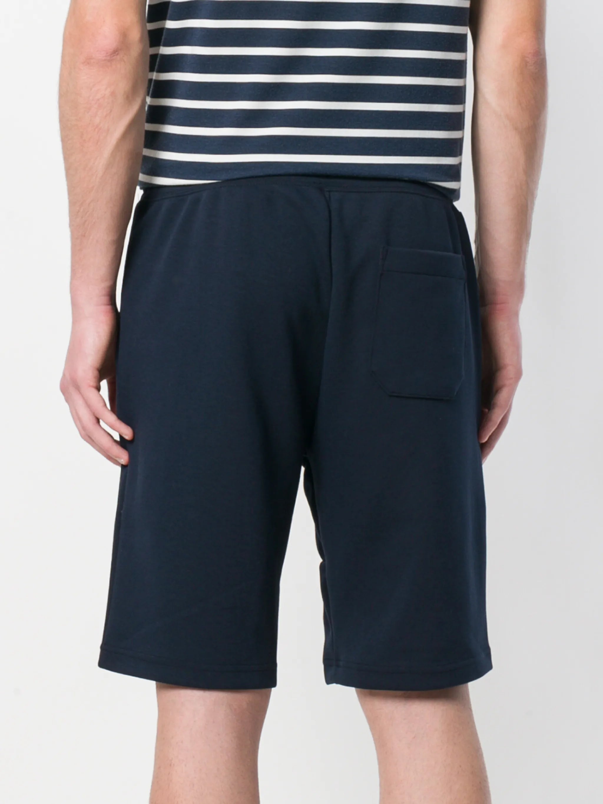drawstring-waist track shorts