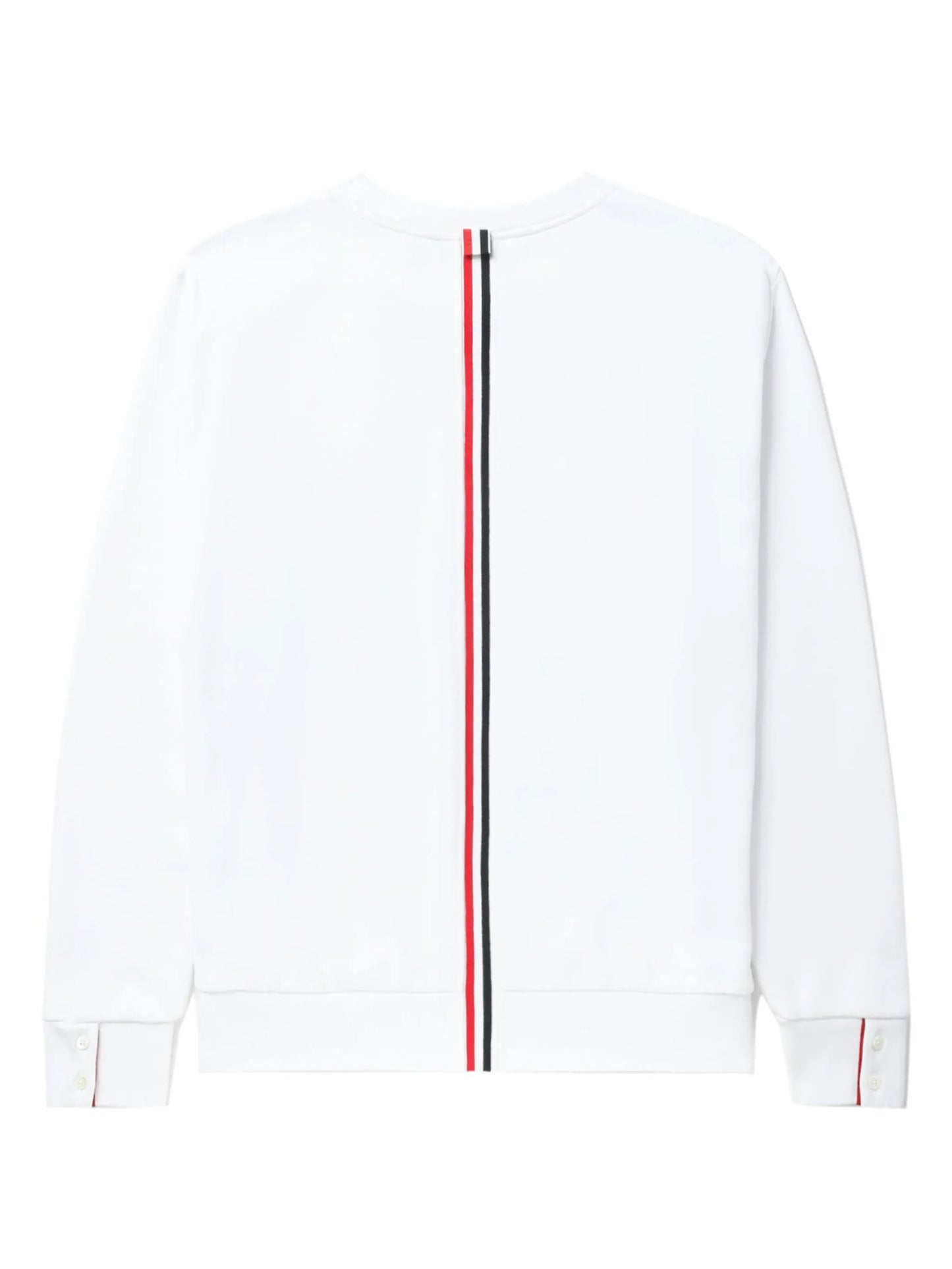 RWB-stripe cotton sweatshirt
