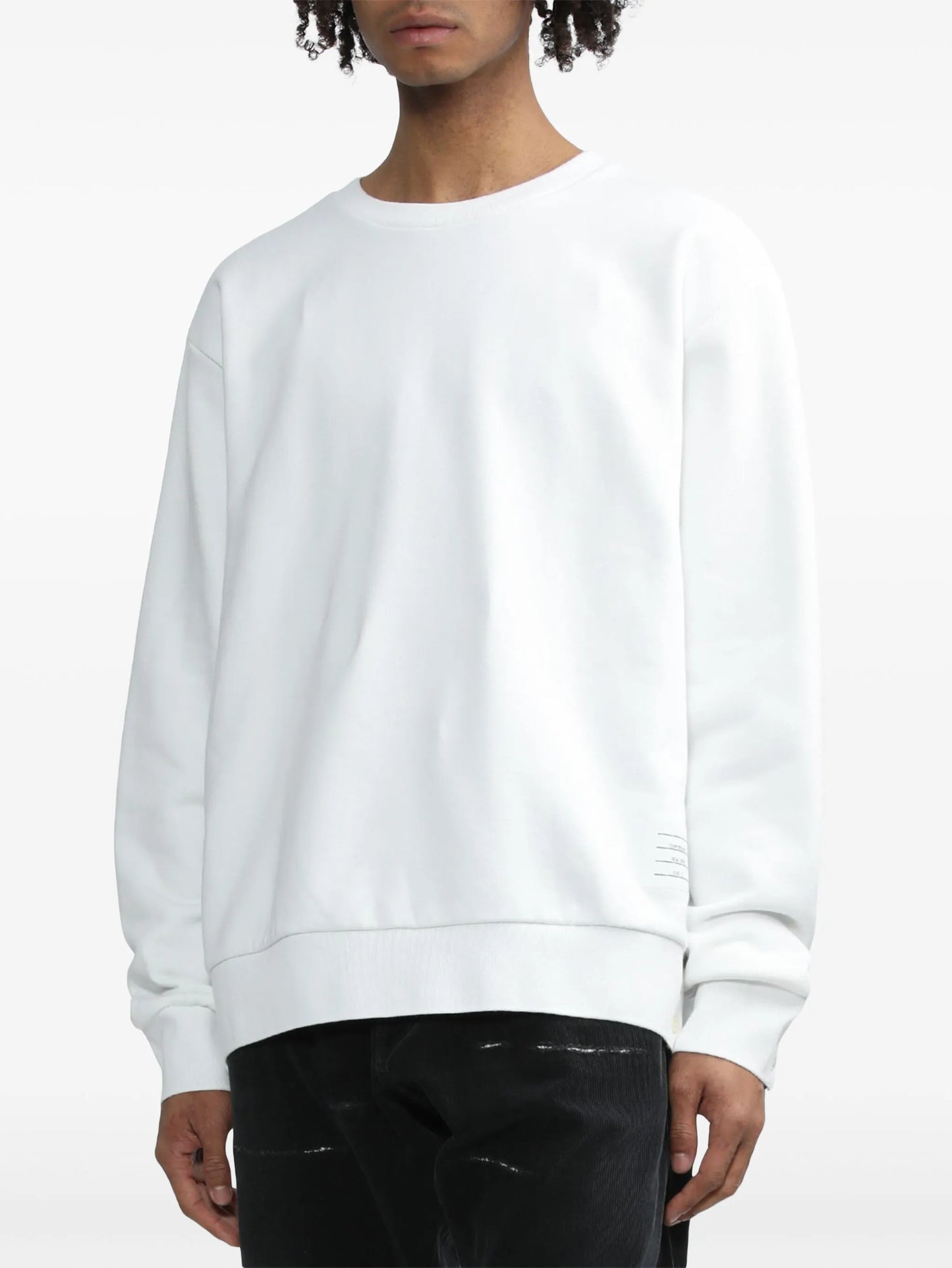 RWB-stripe cotton sweatshirt