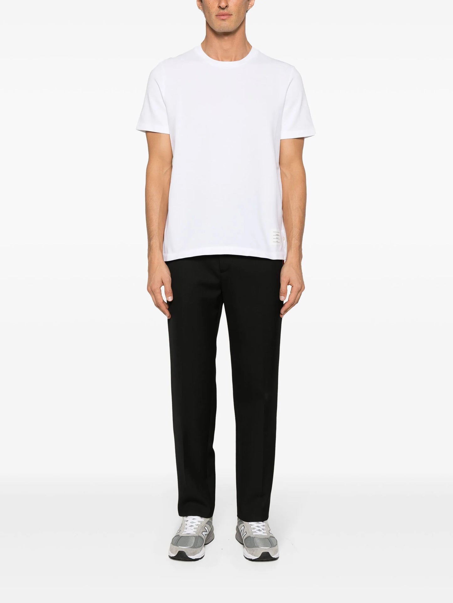 RWB-stripe piqué T-shirt