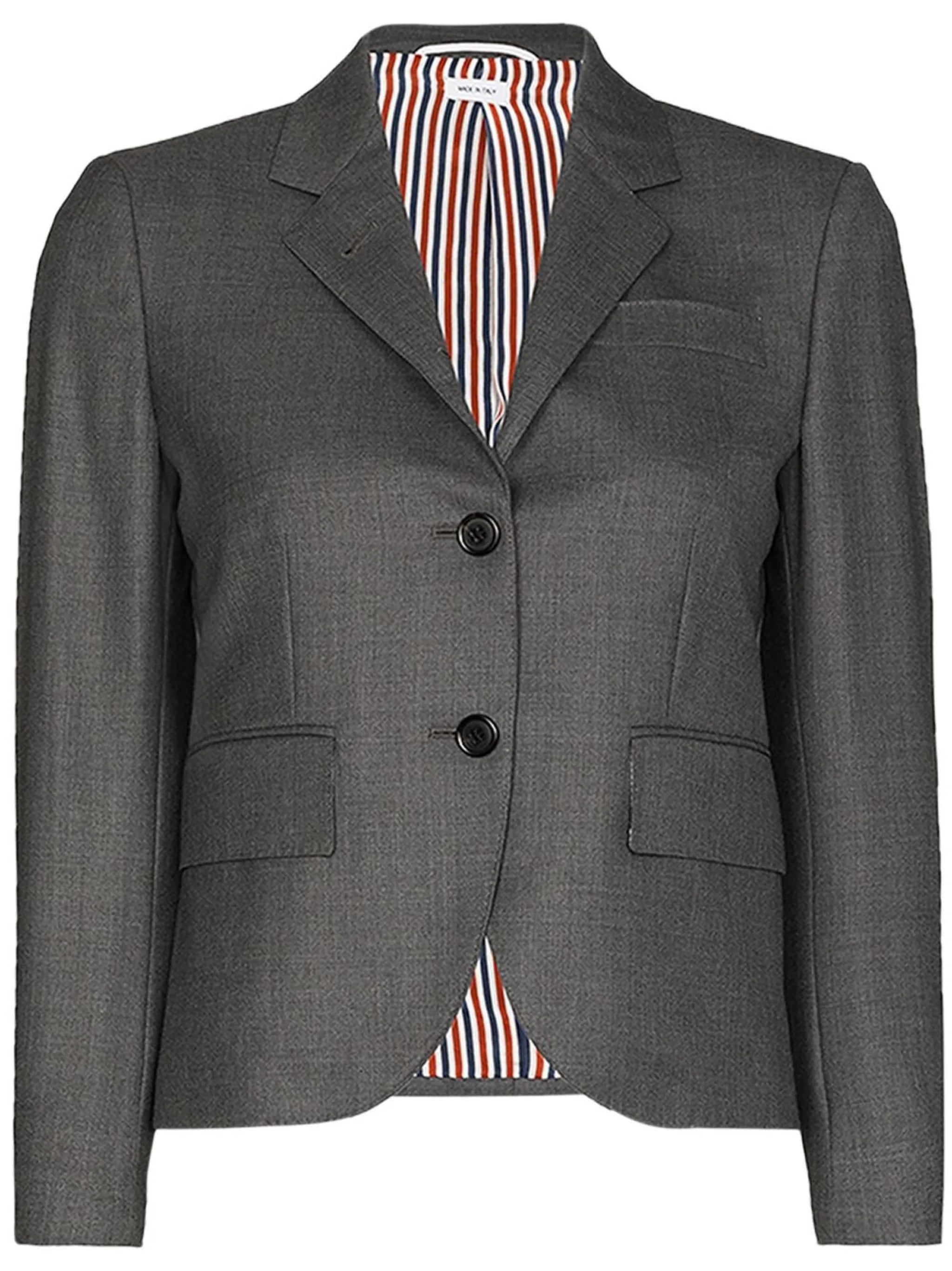single-breasted wool blazer