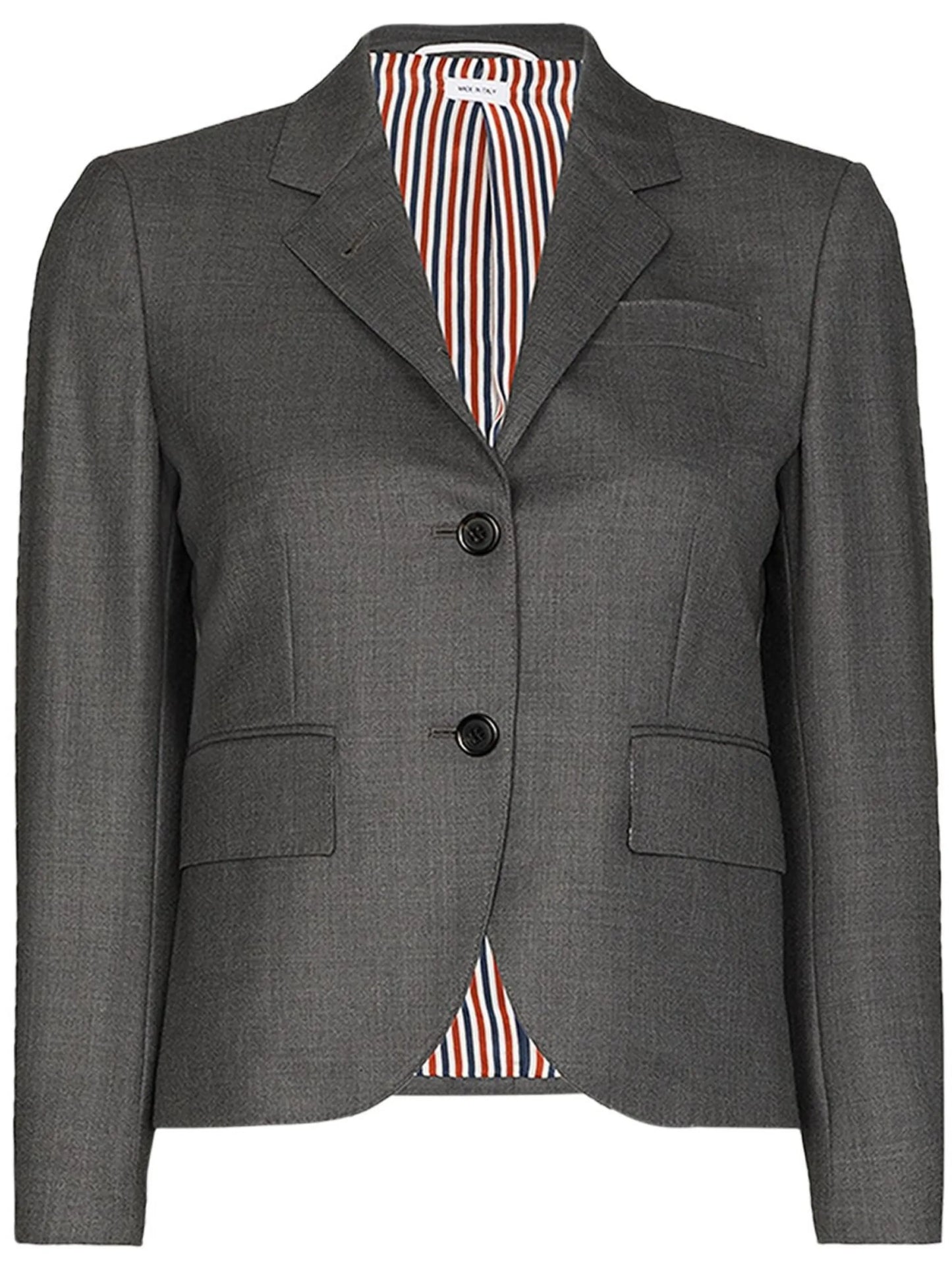 single-breasted wool blazer