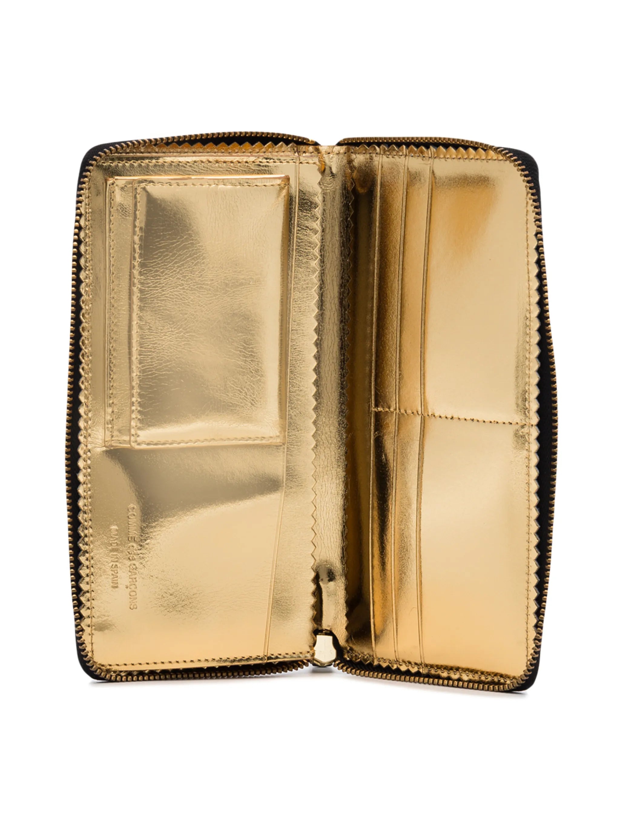 leather zip wallet