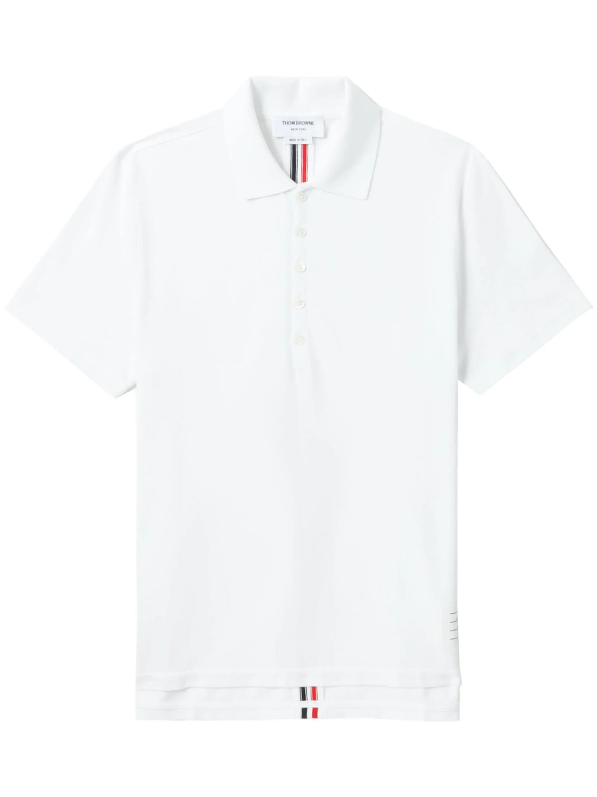 RWB stripe 4-Bar polo shirt