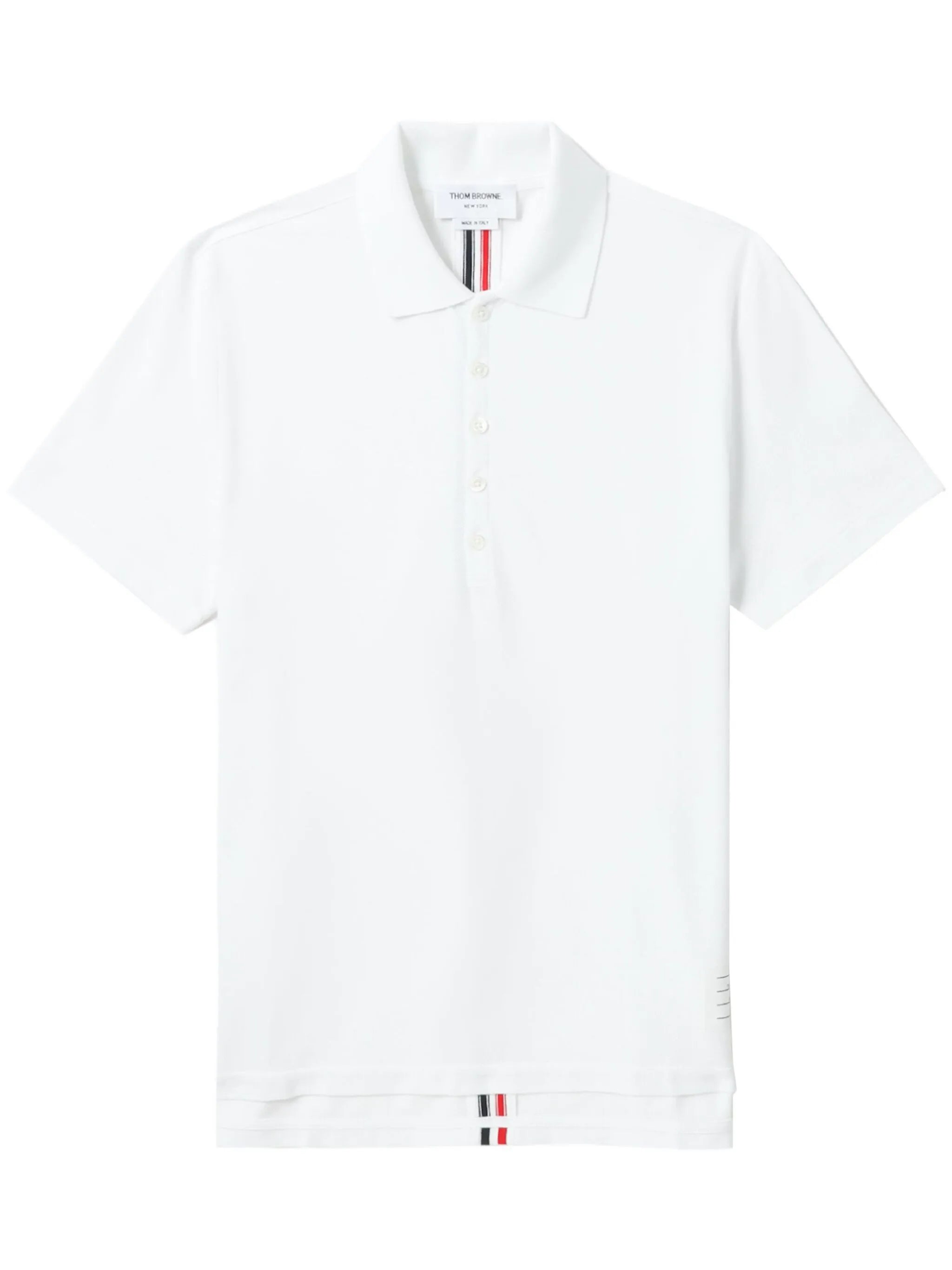 back-stripe polo shirt