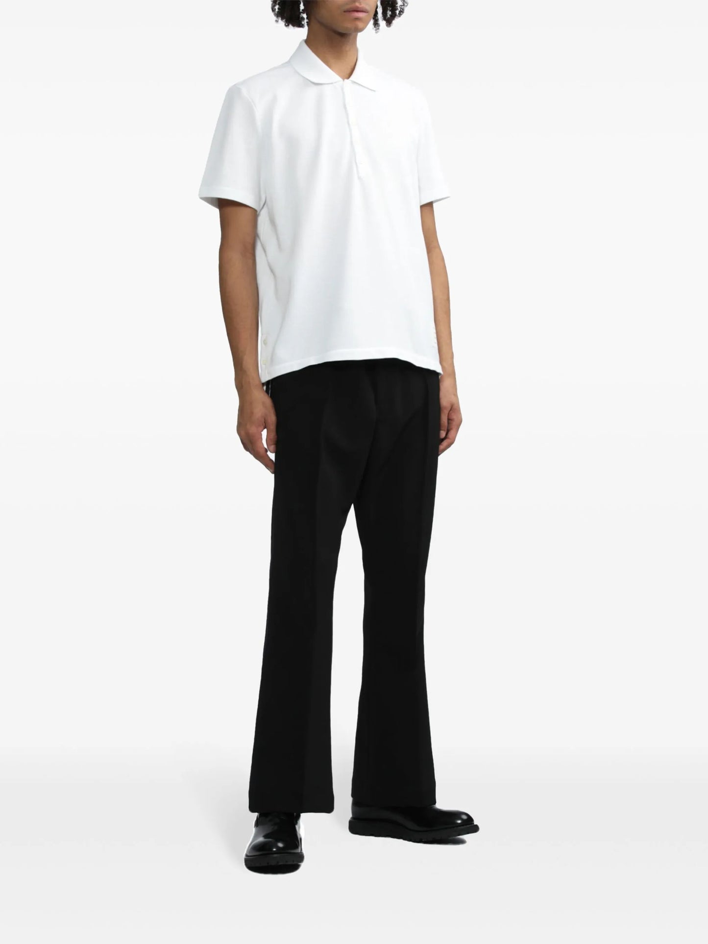 back-stripe polo shirt