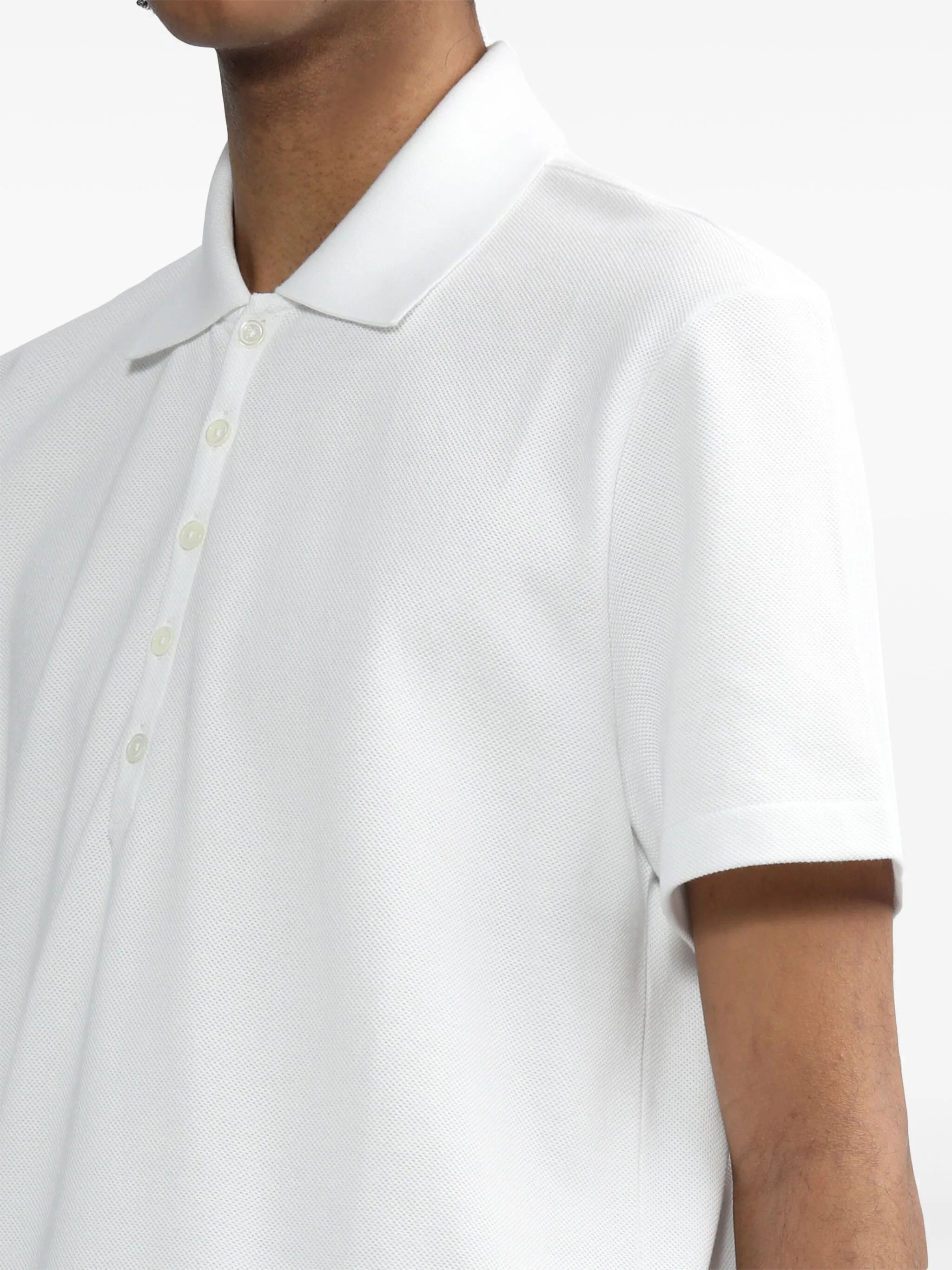 back-stripe polo shirt
