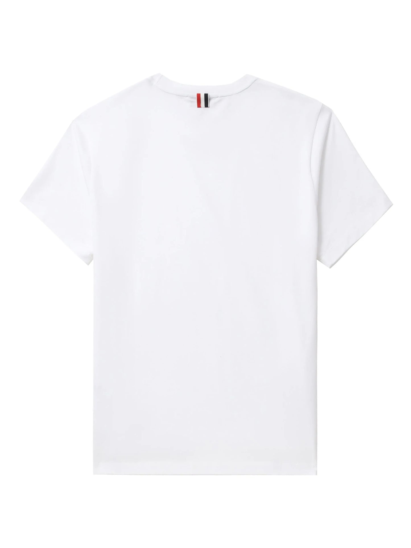 side-slit short-sleeve T-shirt