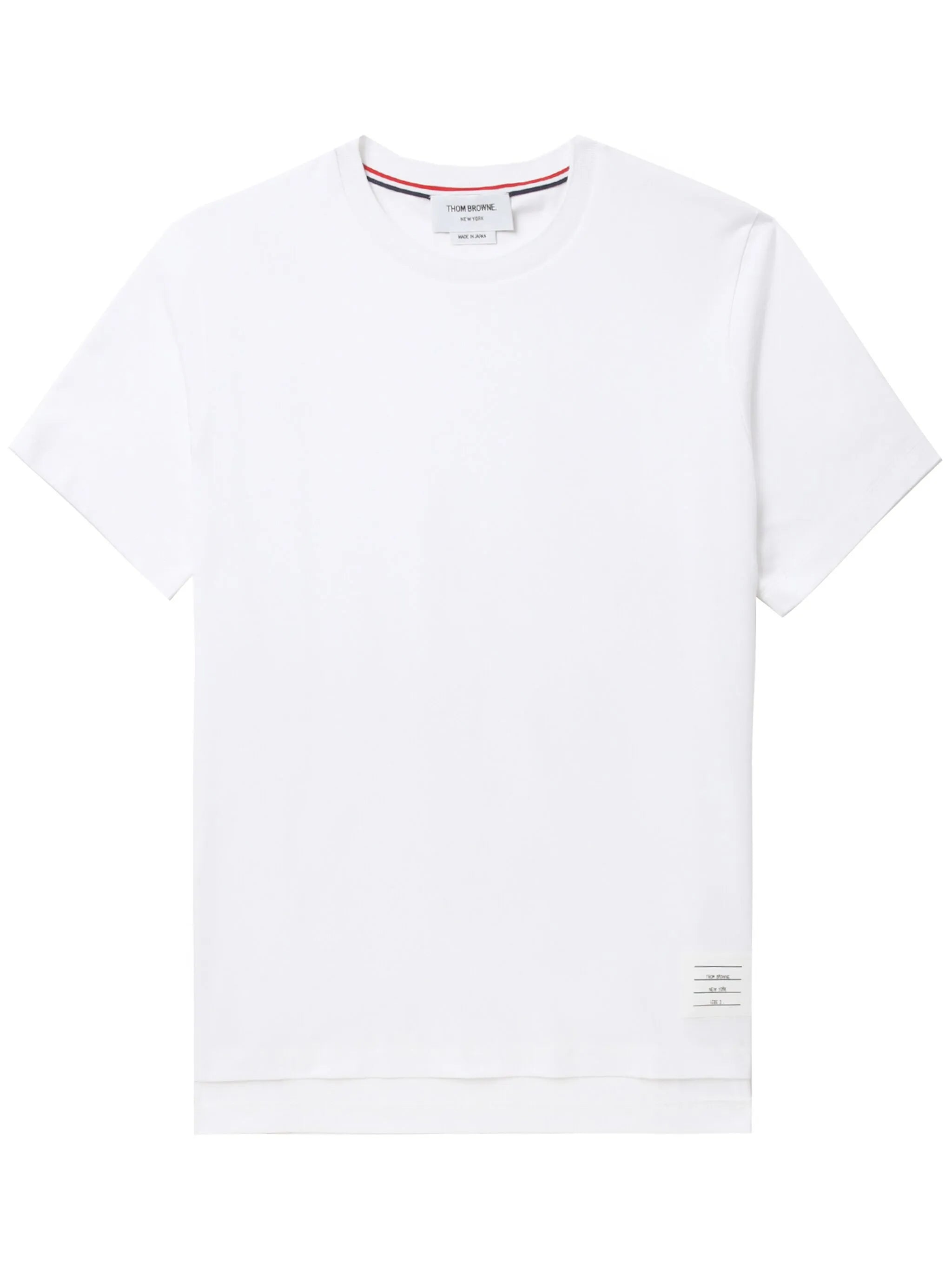 side-slit short-sleeve T-shirt