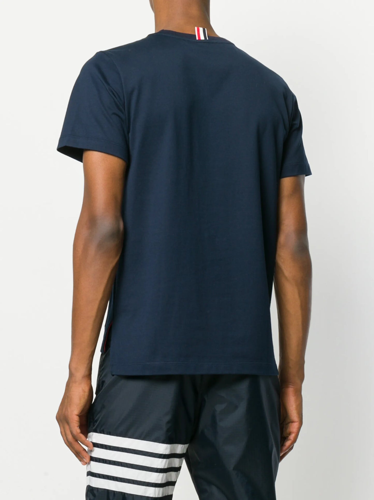 relaxed side-slit T-shirt