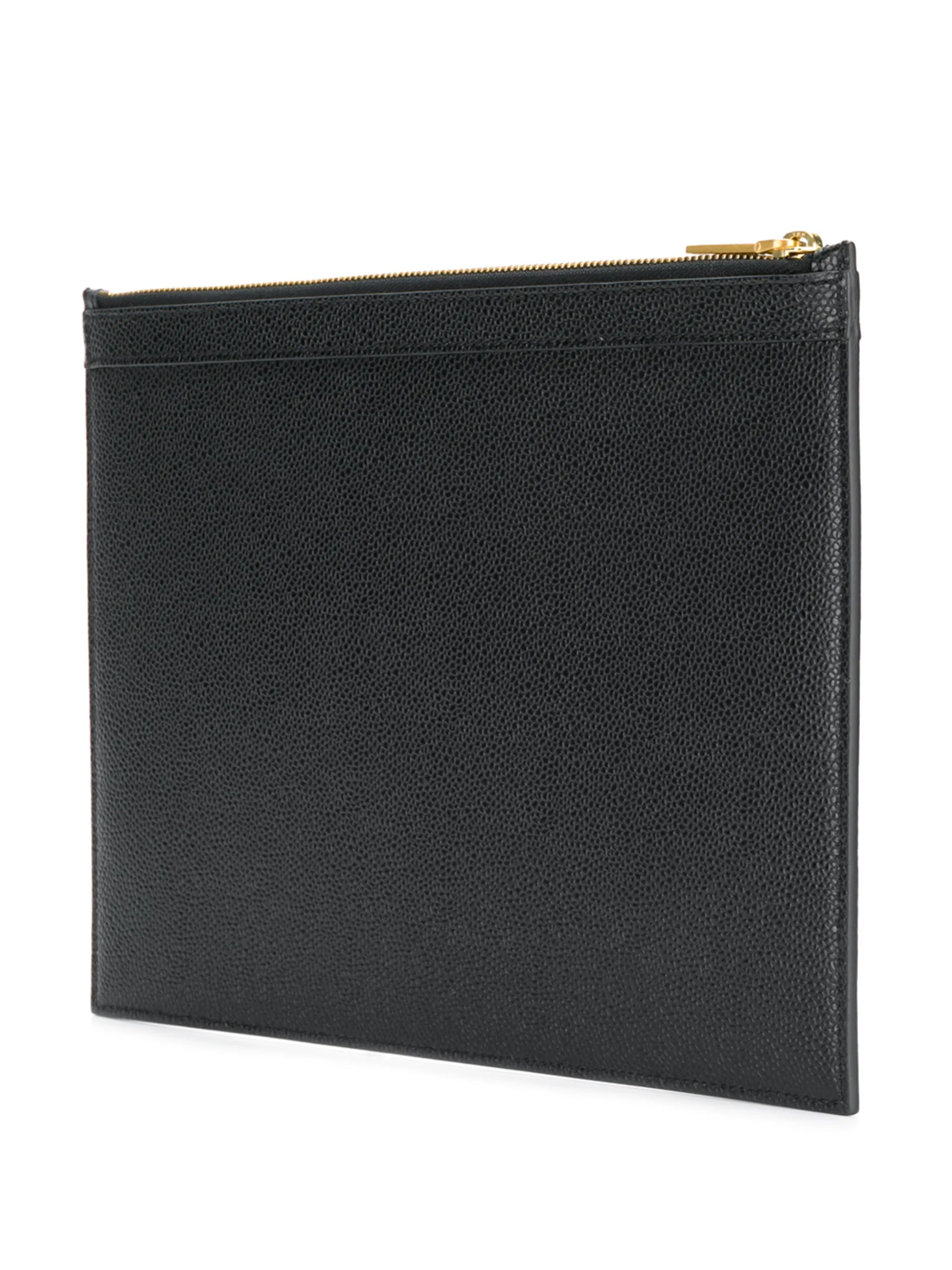 RWB-stripe leather tablet holder