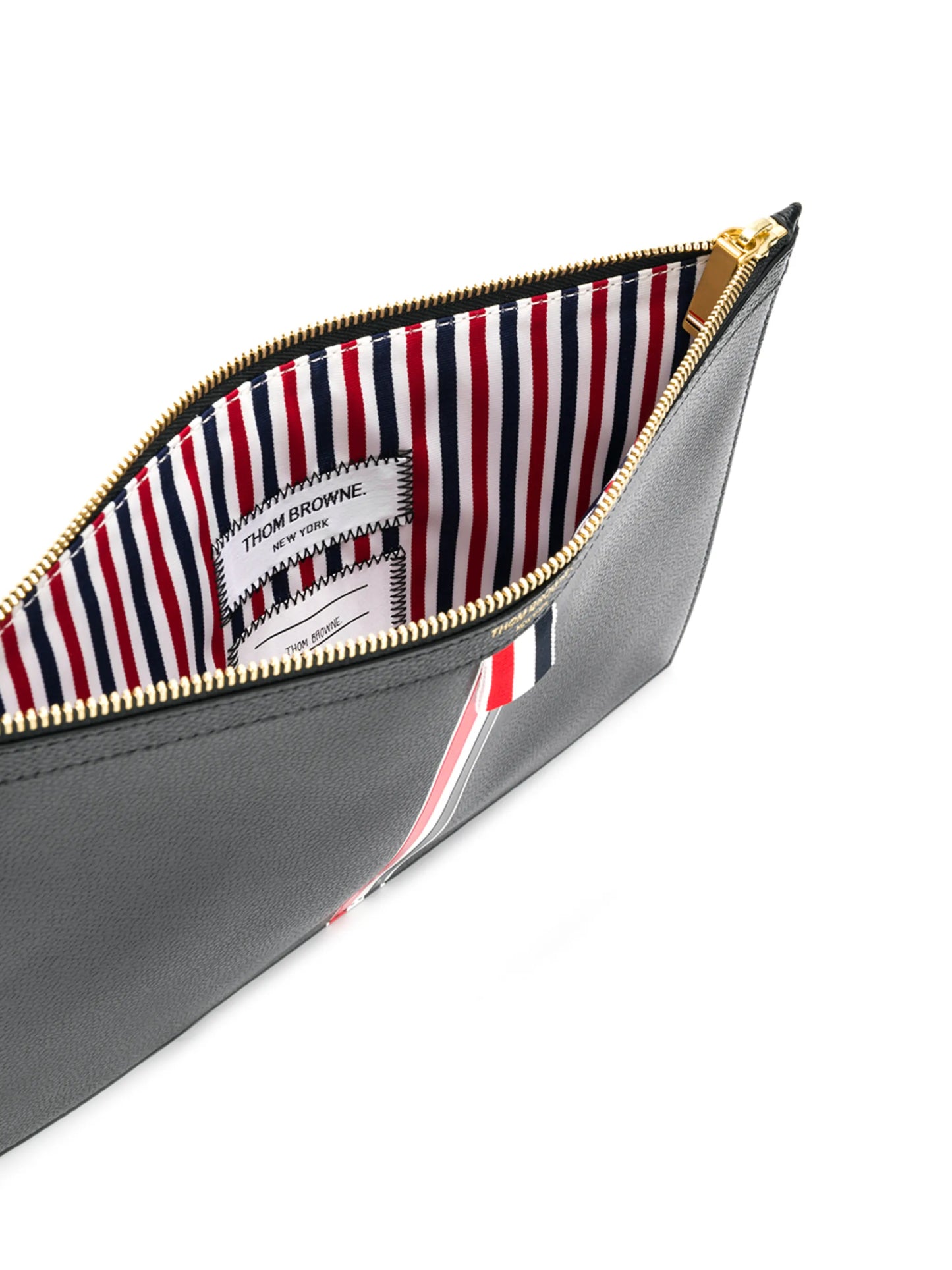 RWB-stripe leather tablet holder