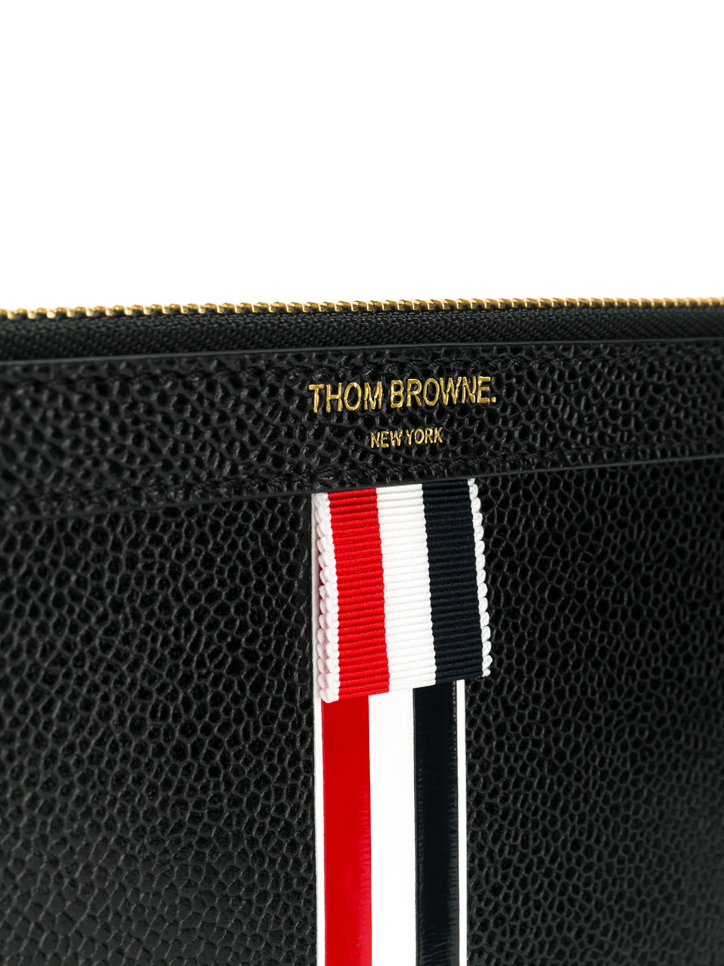 RWB-stripe leather tablet holder